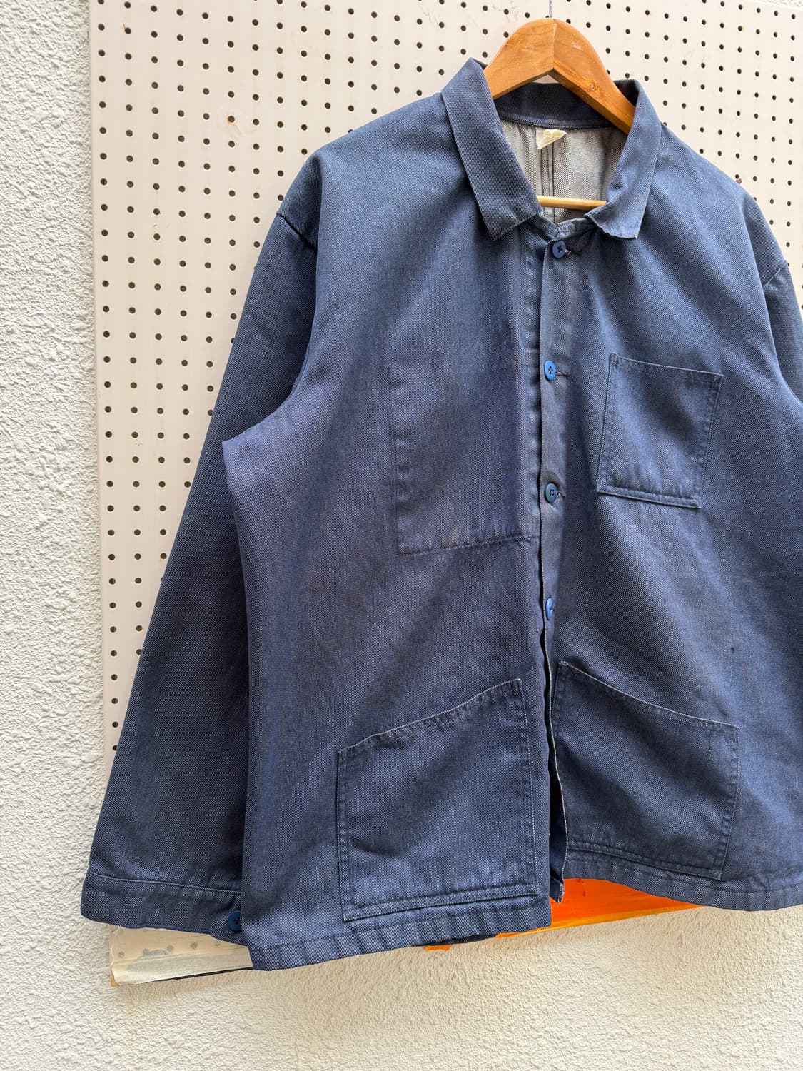 WASHED DENIM FRENCH REPAIR 빈티지 프렌치워크자켓 상품이미지5