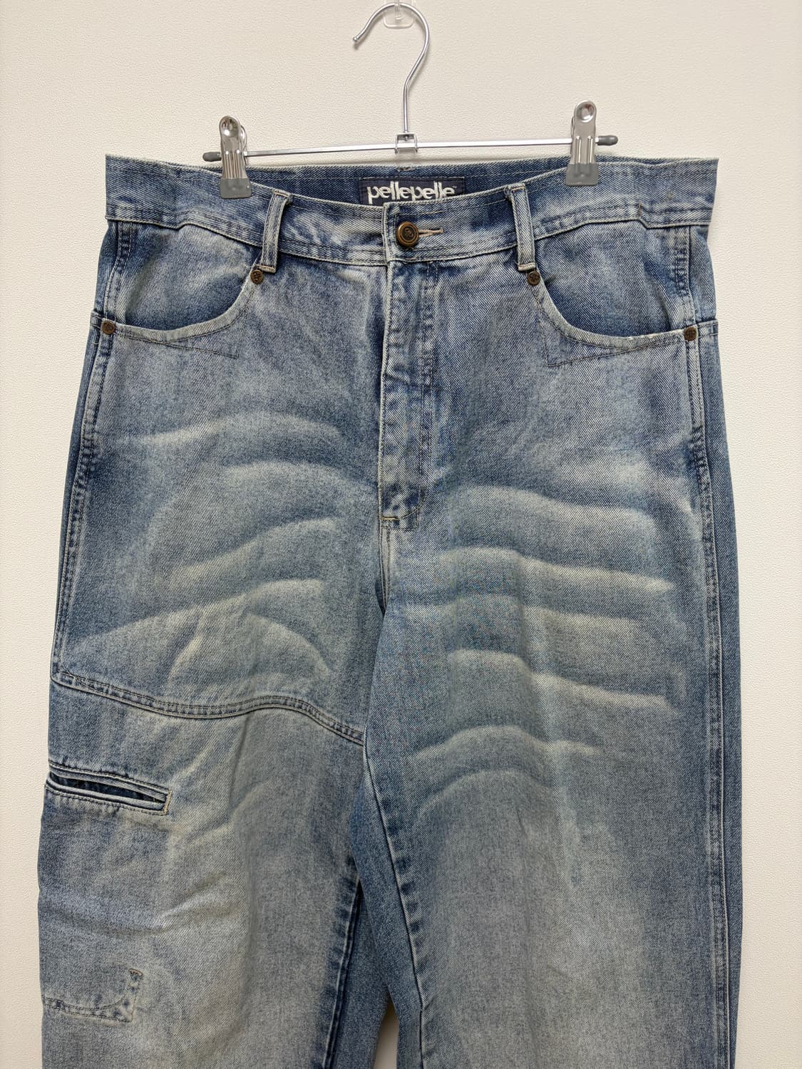 Pelle Pelle 펠레펠레 아카이브 캣워싱 데님 상품이미지3