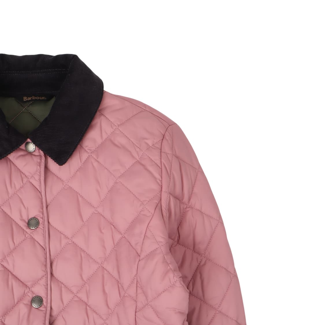 바버 라이트 핑크 deveron 퀄팅 자켓 상품이미지3