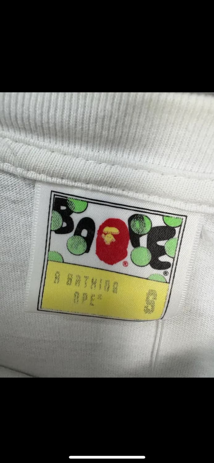 베이프 카모 빅사루 화이트반팔 H1908 상품이미지7