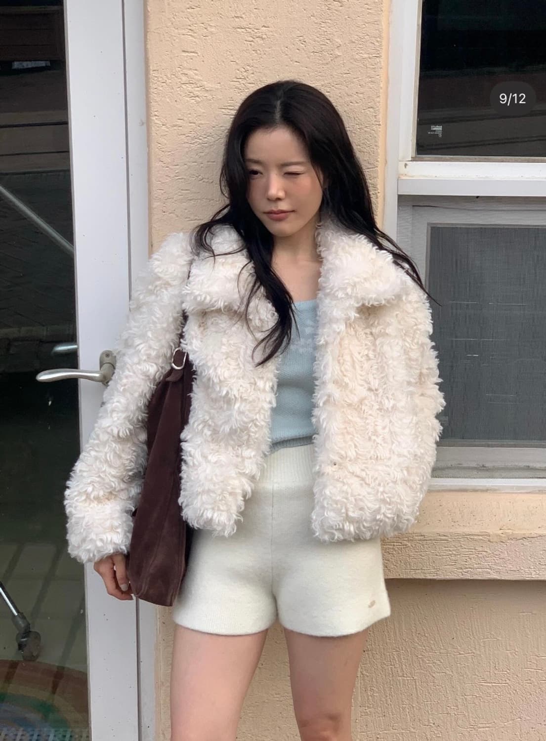 리엘 포포 퍼자켓 아이보리 상품이미지6