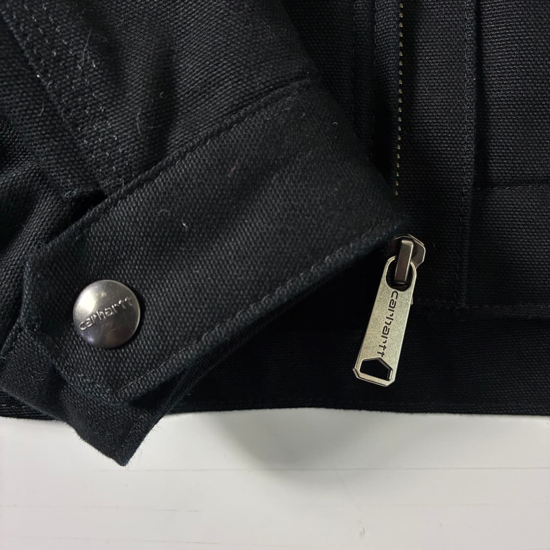Carhartt  칼하트 디어본 캔버스 디트로이트 블랙 자켓  상품이미지5