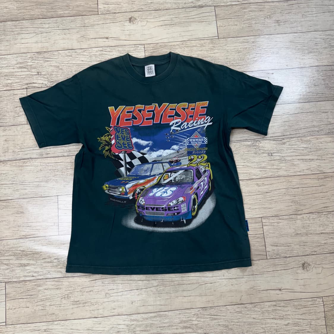 예스아이씨 Racing 22 Tee Dark Green 상품이미지2
