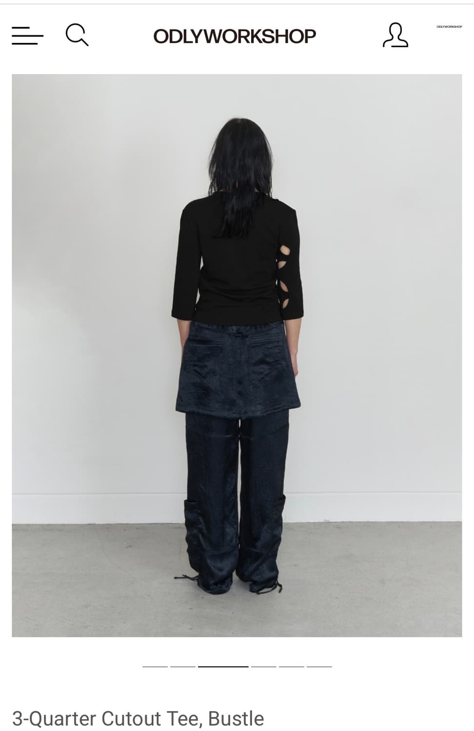 오들리워크샵 컷아웃 7부티 상품이미지2