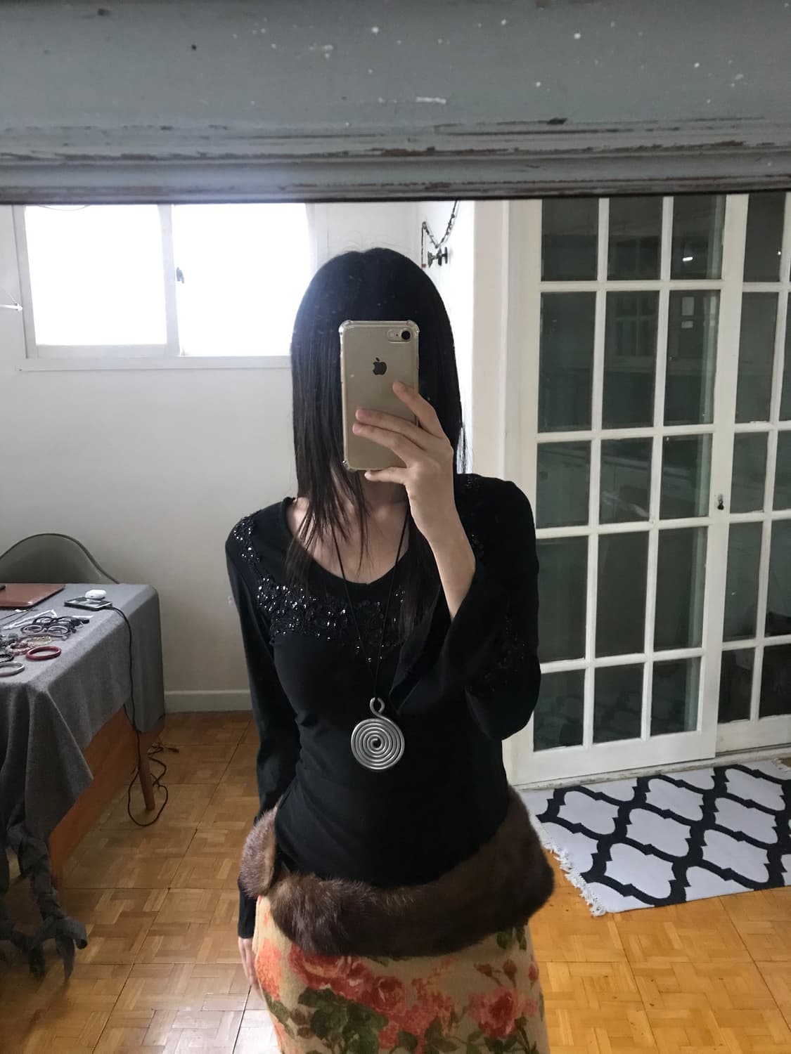 vintage lace frill top 상품이미지1