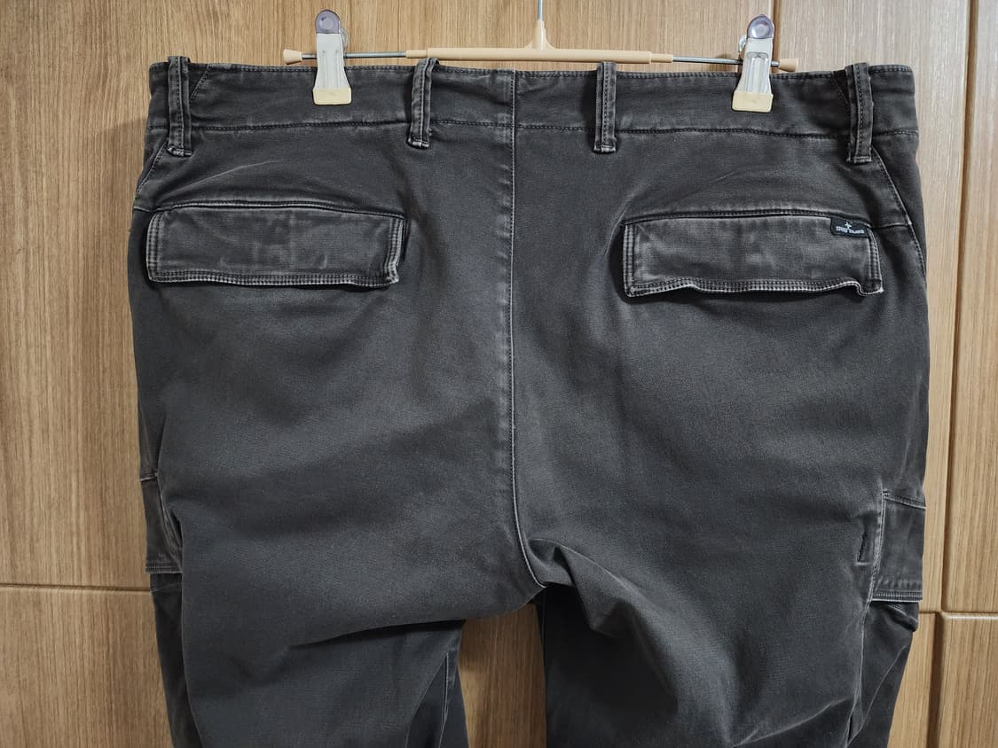 (37)스톤아일랜드 빈티지 가먼트다잉 카고 팬츠 상품이미지4