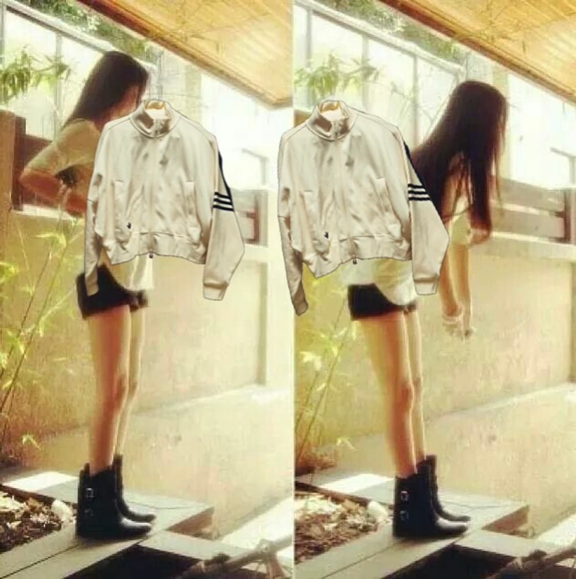 [새상품급]핀터레스트깔 딸기우유 져지 adidas 뉴클래식 트랙탑 상품이미지1