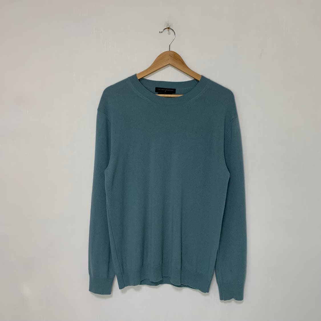 더니트컴퍼니 라운드넥 캐시미어 100 니트 소라 블루 M 남녀공용 상품이미지1