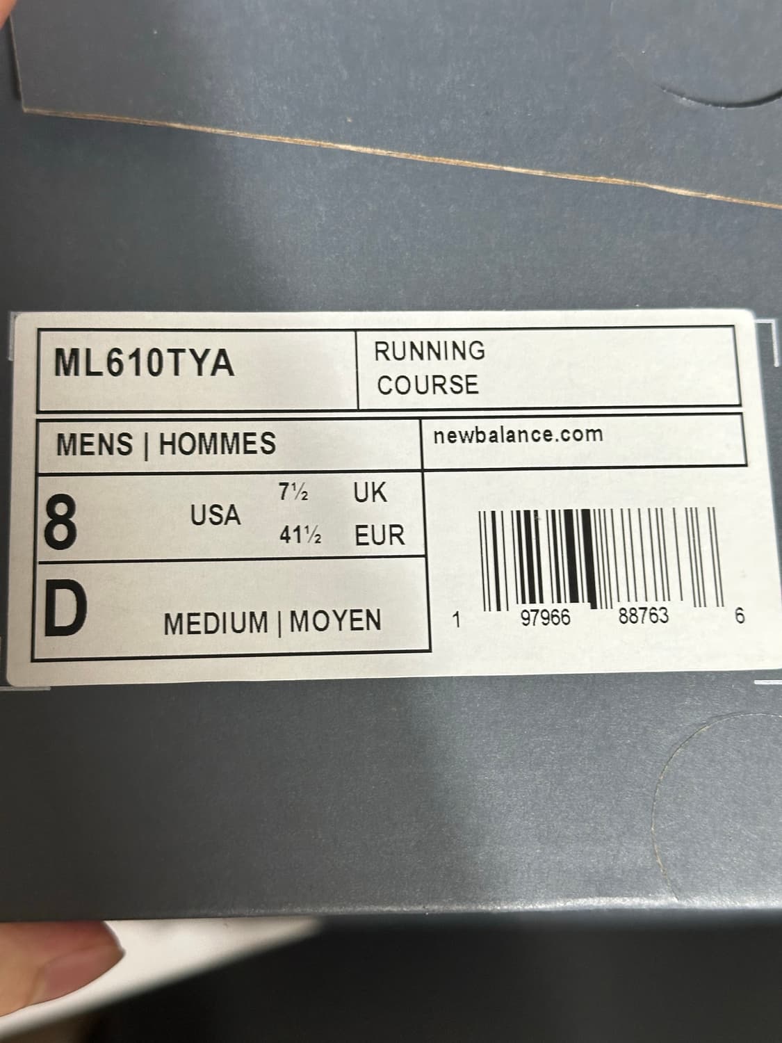 뉴발란스 X 예스아이씨 ML610TYA (260) 팝니다 상품이미지5