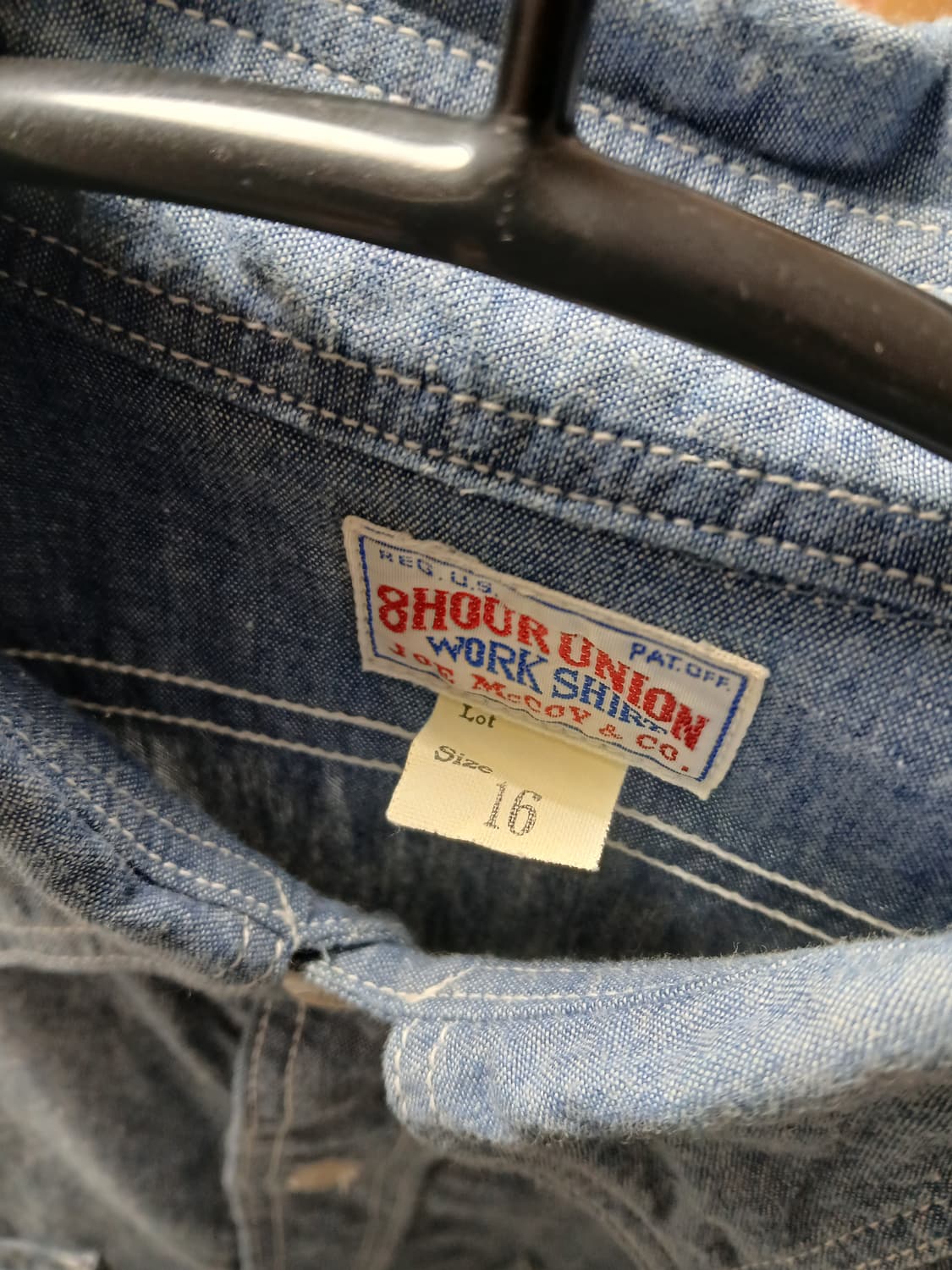 리얼맥코이 조맥코이 샴브레이 셔츠 상품이미지3