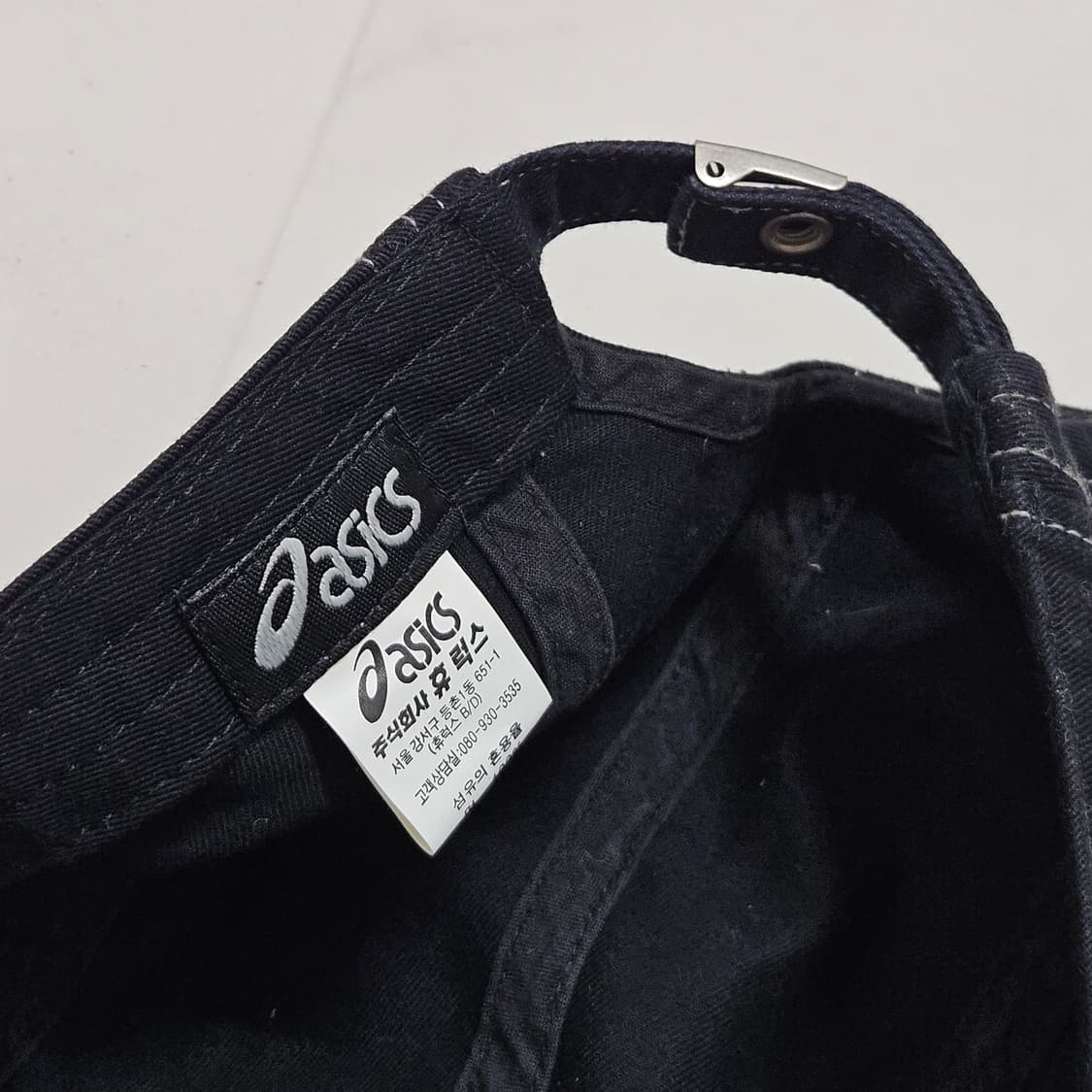 아식스 Y2K 빈티지 데미지 볼캡 상품이미지5