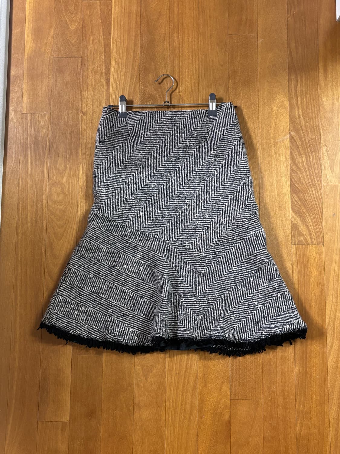 🧥 [빈티지보물] 숲속의 헤링본 울 미니스커트 🧥 상품이미지1