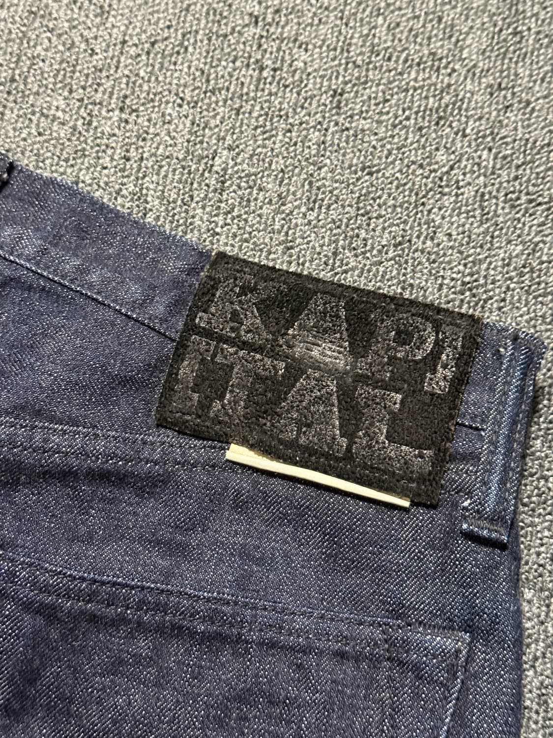 캐피탈(KAPITAL) 몽키시스코 5p 흑사 14oz 셀비지 데님 상품이미지3