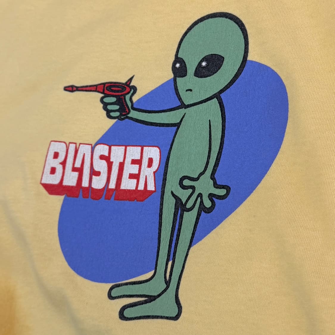  90S 에일리언 외계인 블라스터 건 크랙바인딩 M 싱글스티치 상품이미지1