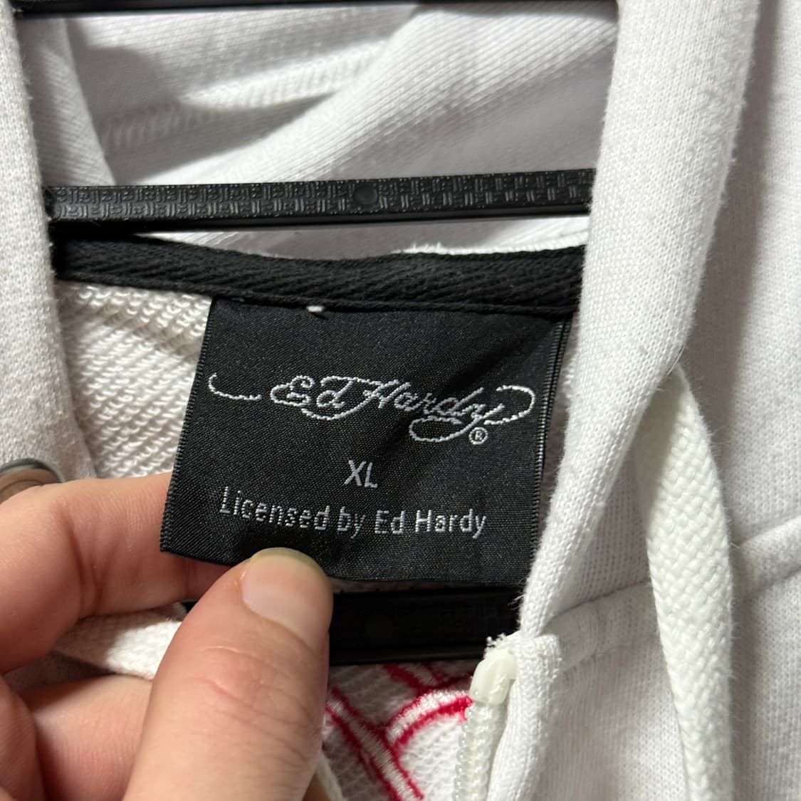 에드하디 오리엔탈 스컬 빅 프린팅, 자수 디테일 집업 후디 상품이미지7