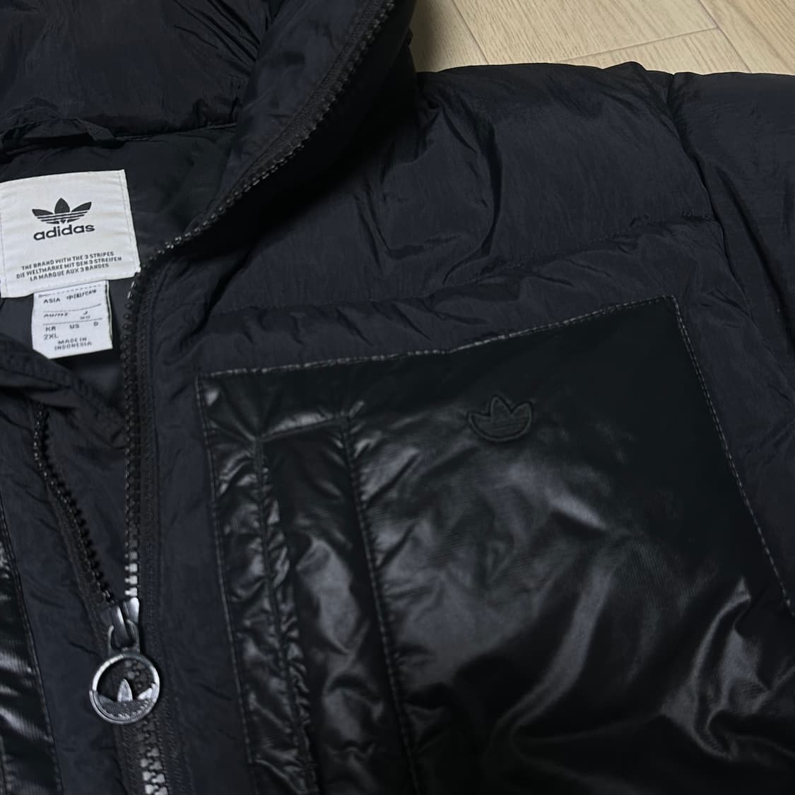 아디다스 블랙 패딩 상품이미지2