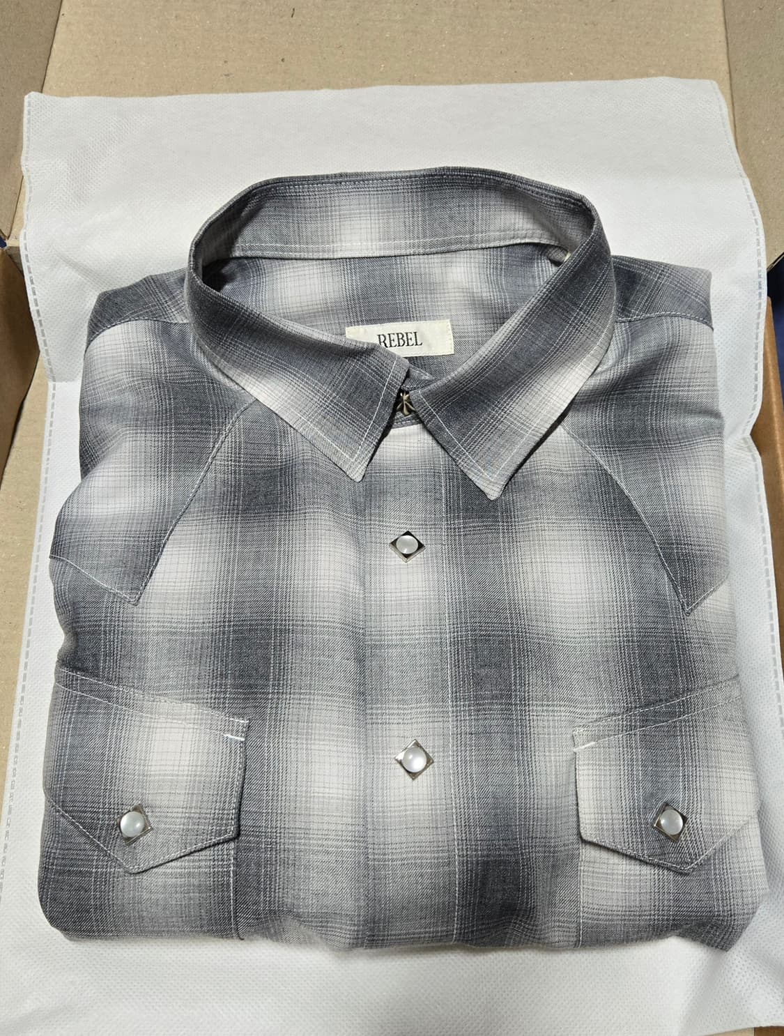 [M] THE REBEL 웨스턴 셔츠 상품이미지1