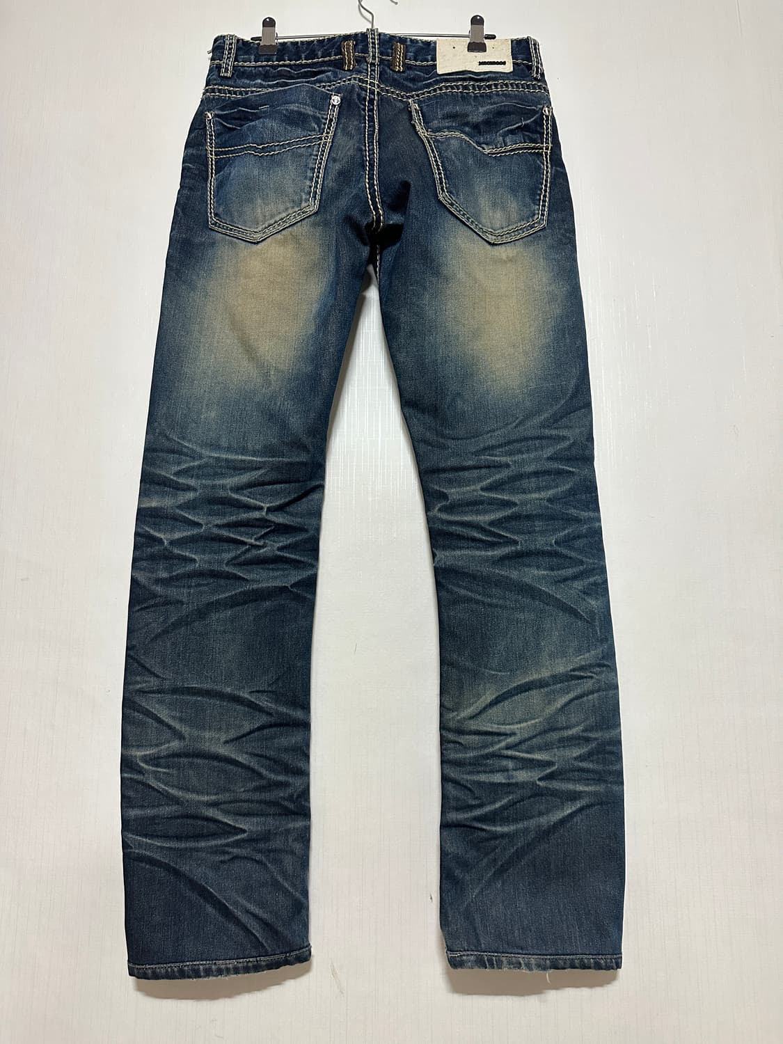 Japanese curve washed denim 상품이미지2