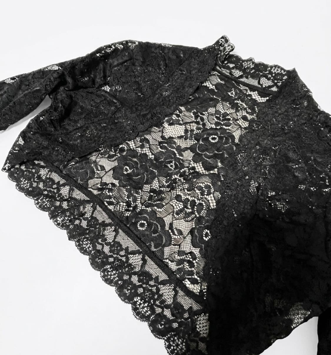 [44] 레이스 볼레로 크롭 가디건 / 오네갸루  상품이미지2