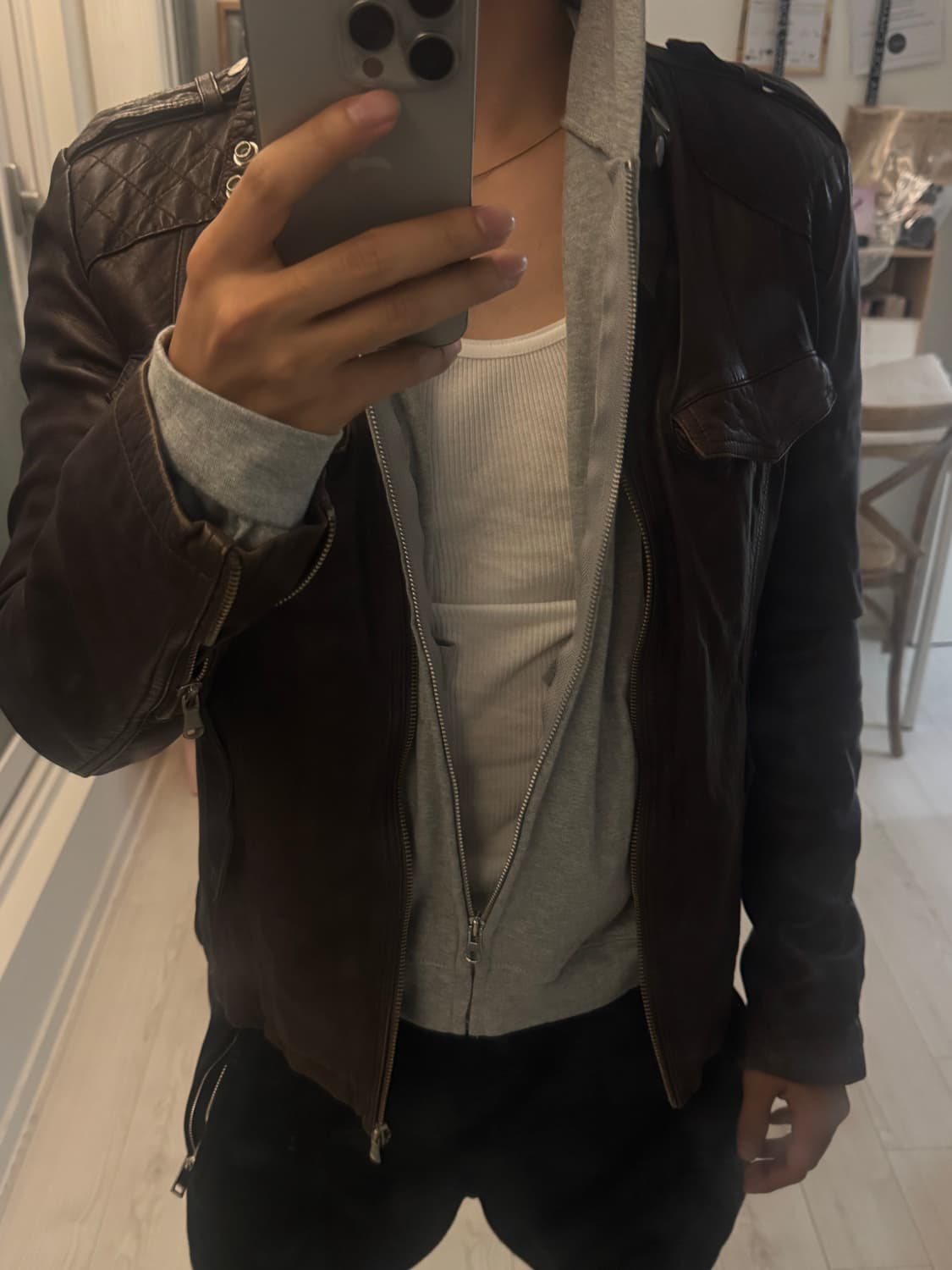 홀스 리얼레더 자켓 상품이미지1