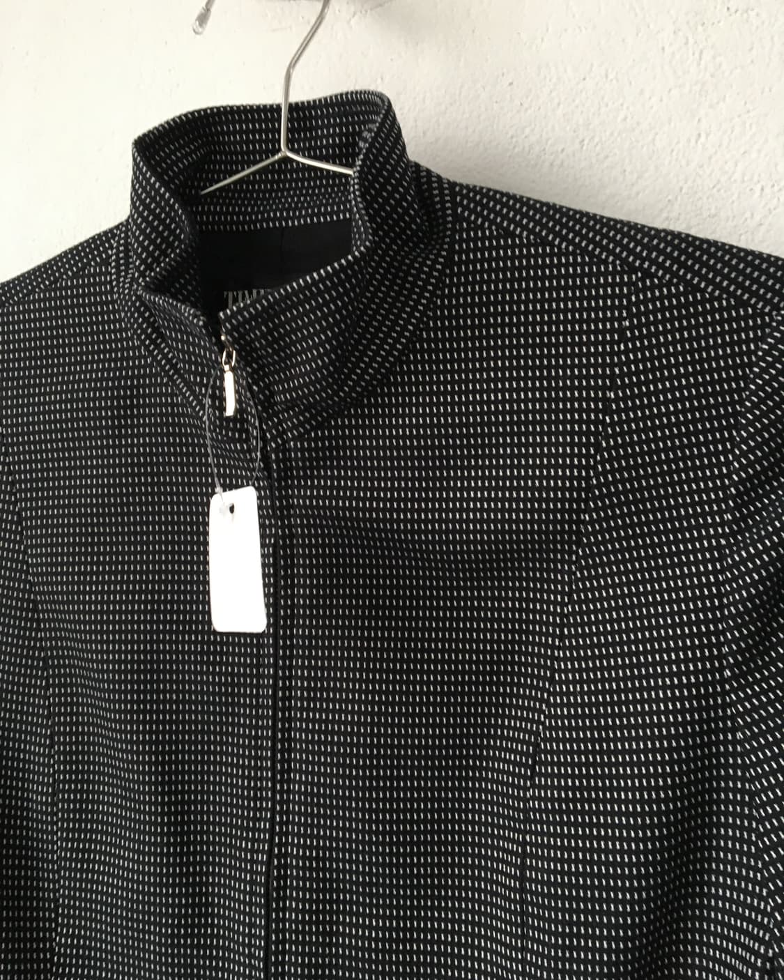 Pattern high neck zip up 상품이미지4