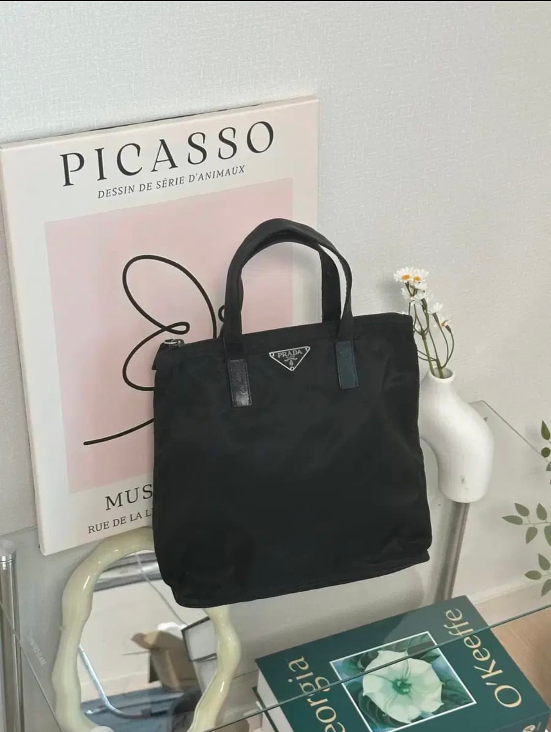 정품 프라다 포코노 나일론 토트백 핸드백 상품이미지1