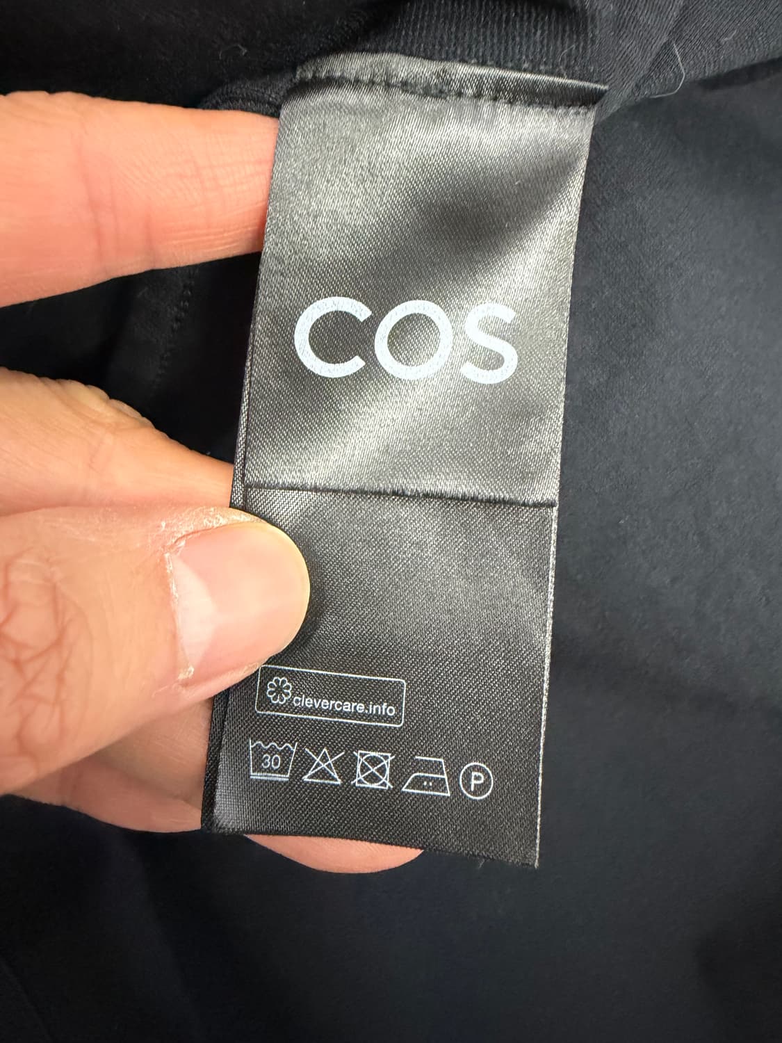 정품) COS 코스 블랙 셔링 미니 원피스 S 상품이미지7