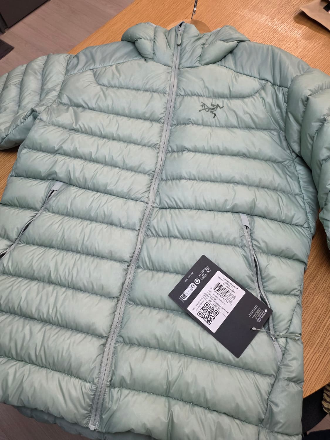 아크테릭스 세륨 후디 스톤 그린 M 사이즈 상품이미지7