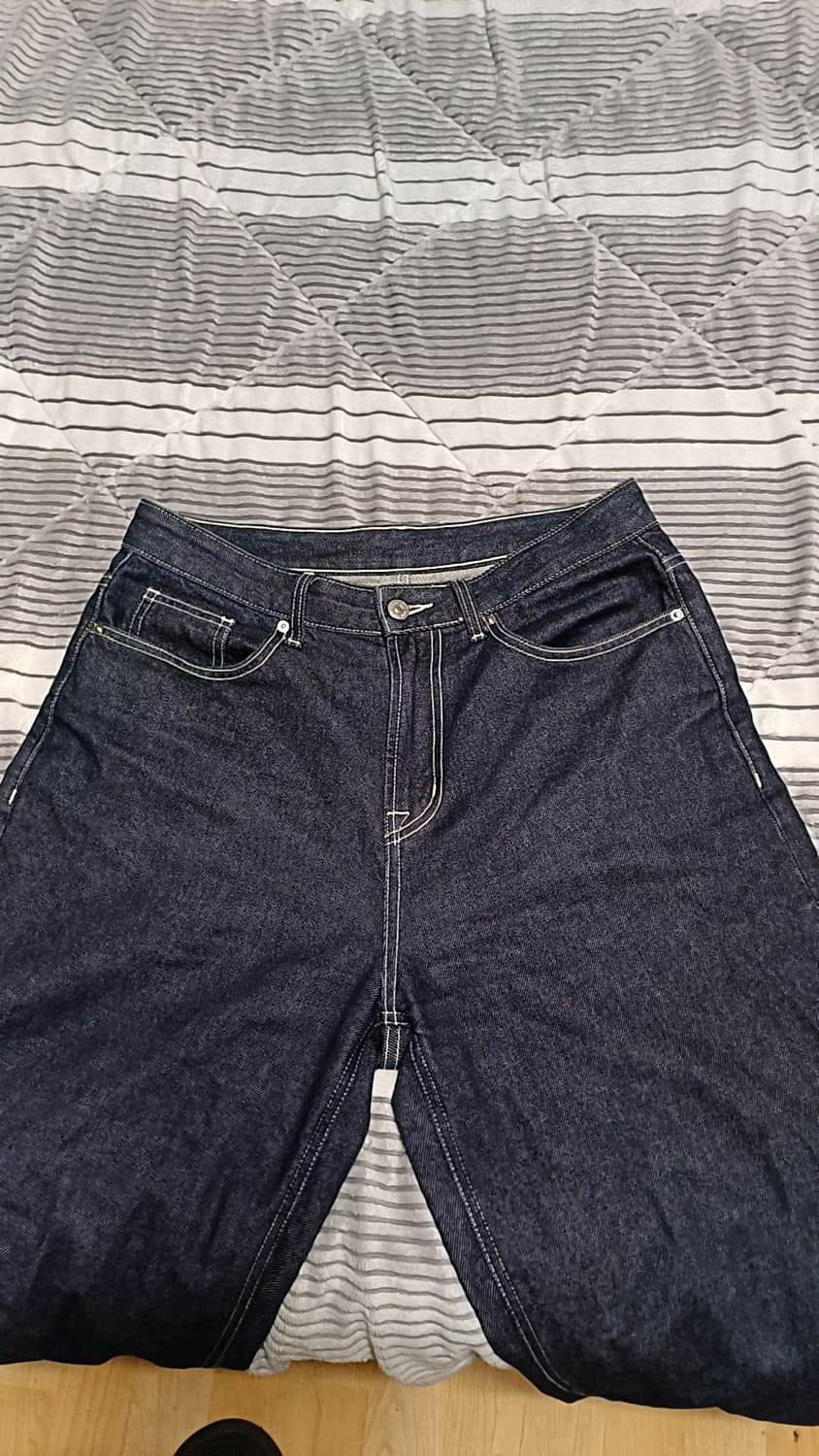 스파오 와이드청바지 32인치 기장105 상품이미지2