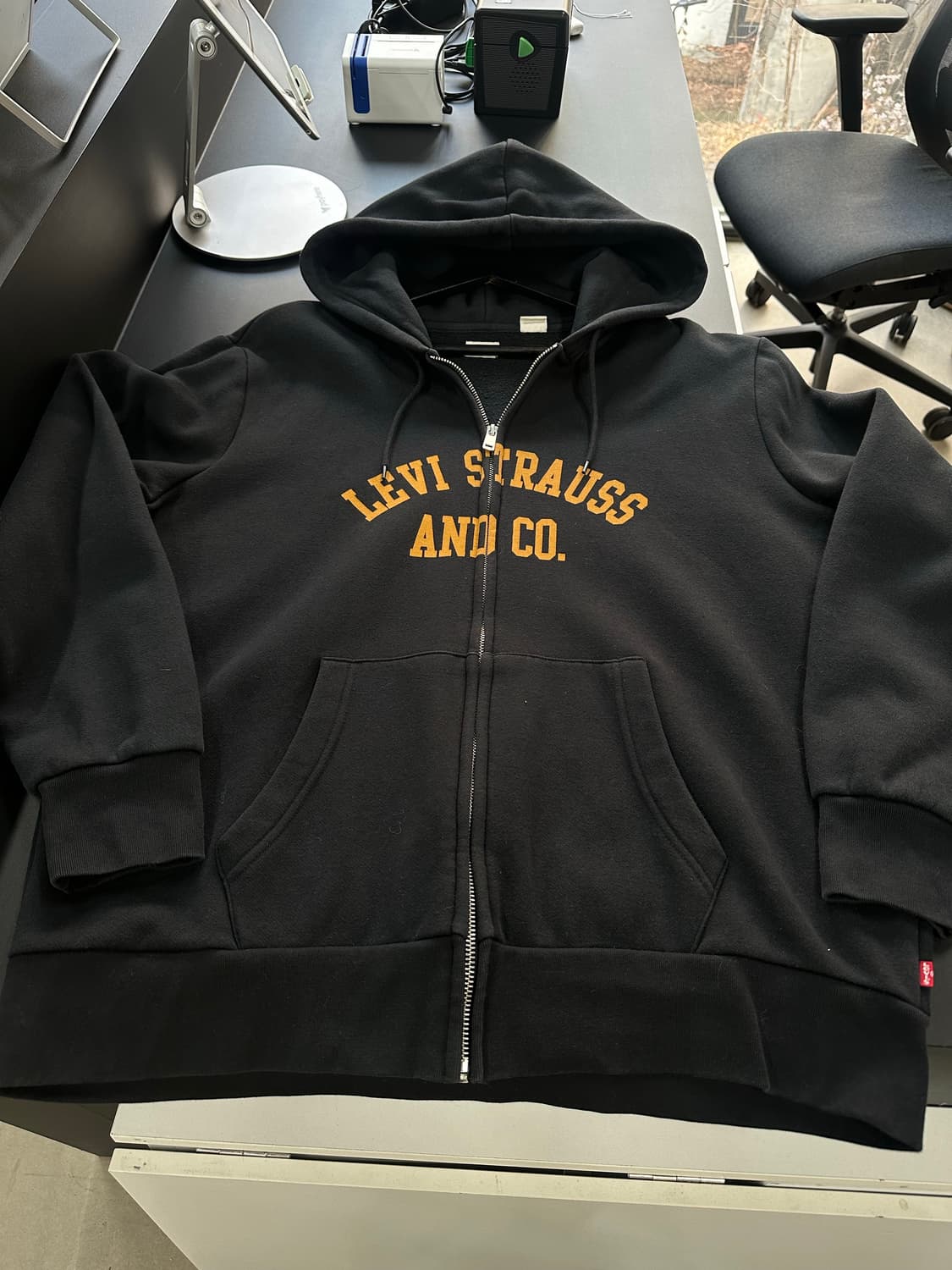 리바이스 아치로고 후드집업 상품이미지4
