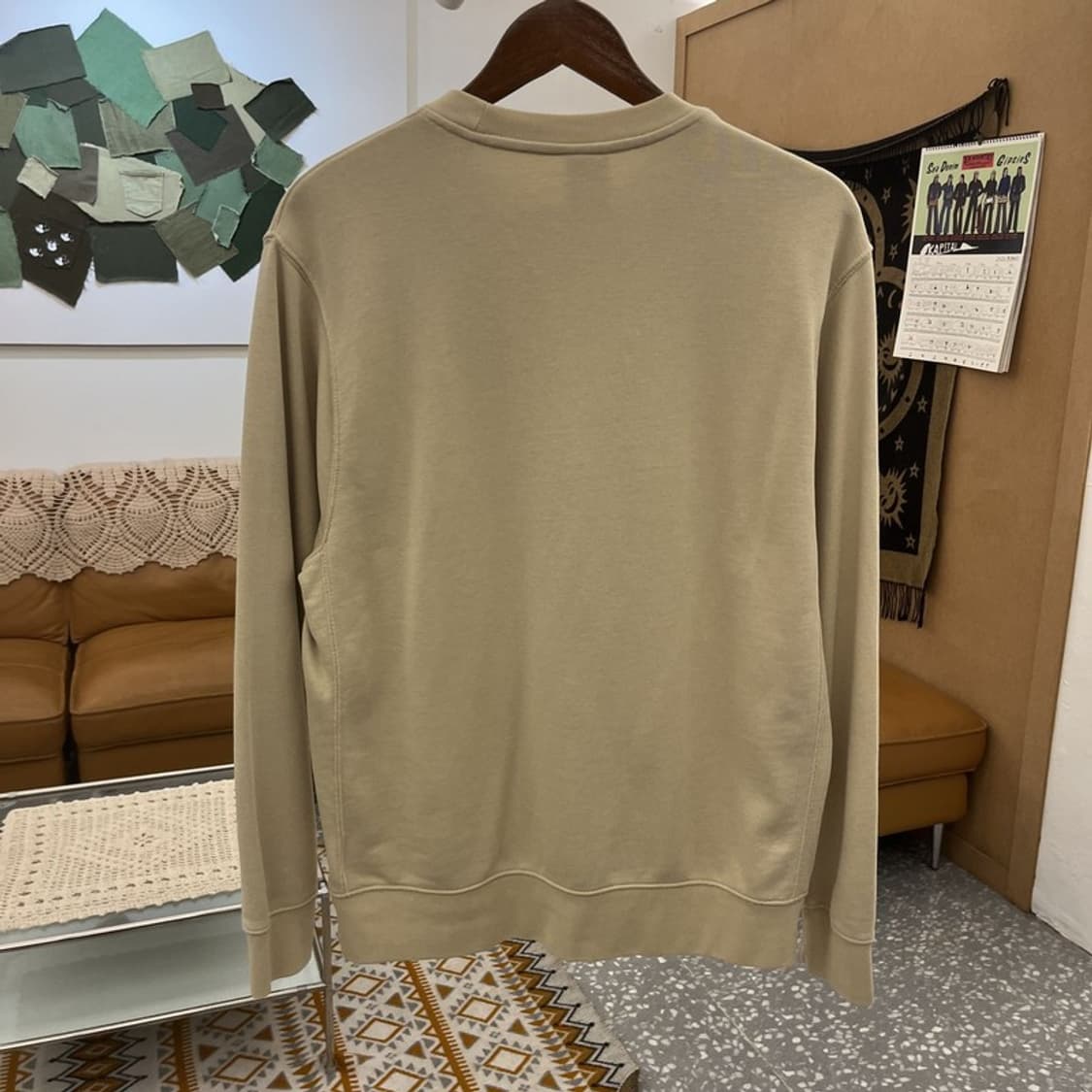 나이키 NSW 클럽 프렌치 테리 빈티지 오트밀 맨투맨 L C10948 상품이미지4