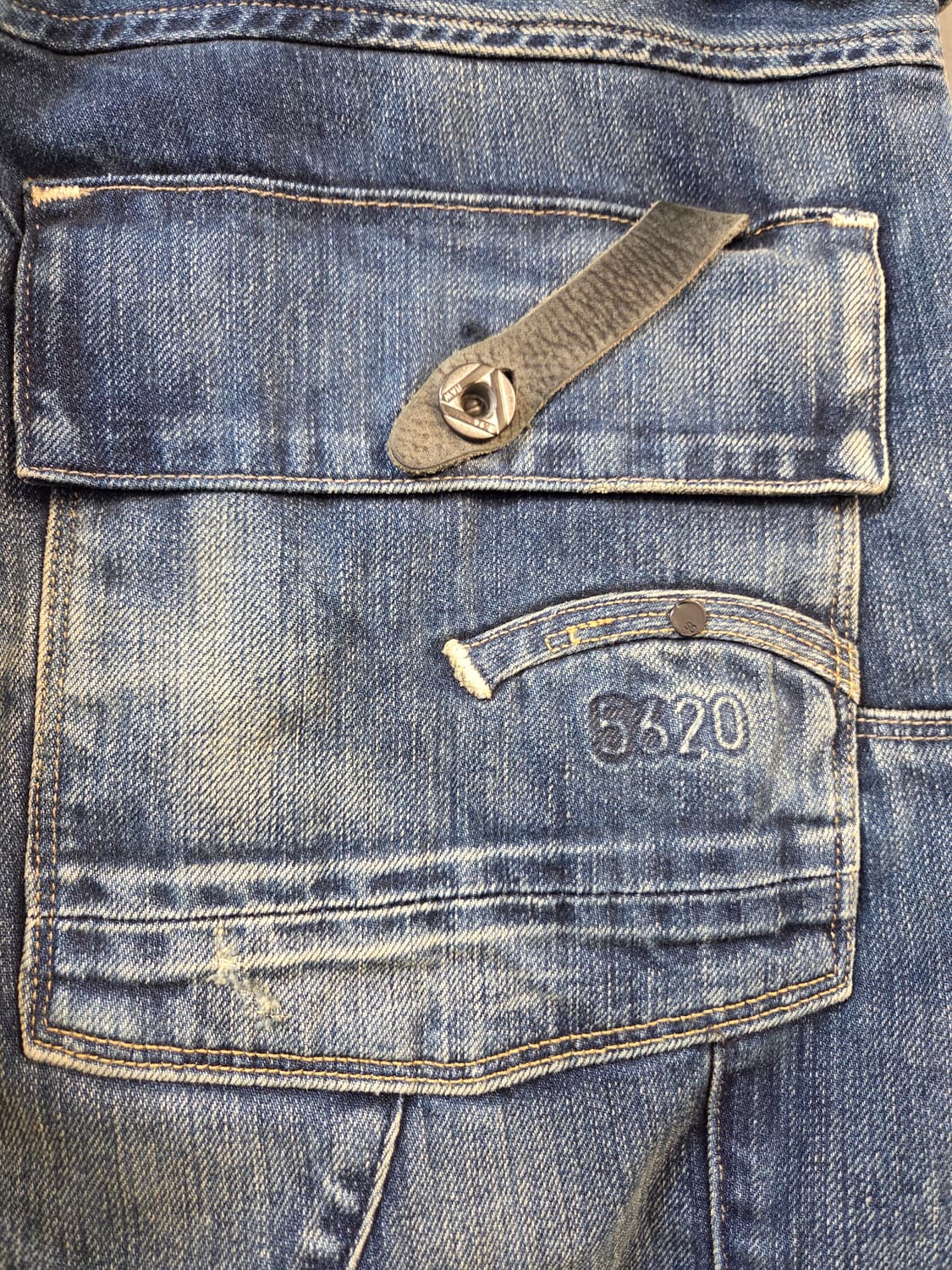 G-Star Raw 워싱 데님 팬츠(W32/L30) 상품이미지8