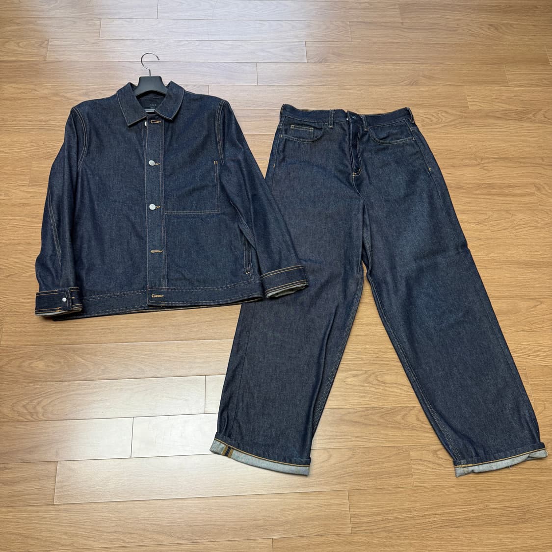 COS 데님 상하의 셋업 상품이미지1