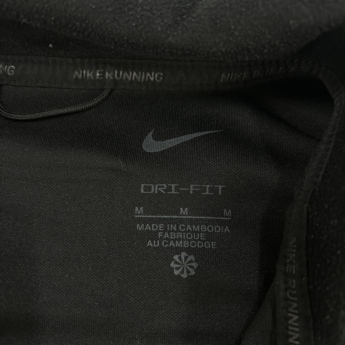 나이키 블랙 스우시 집업 자켓 m 상품이미지2