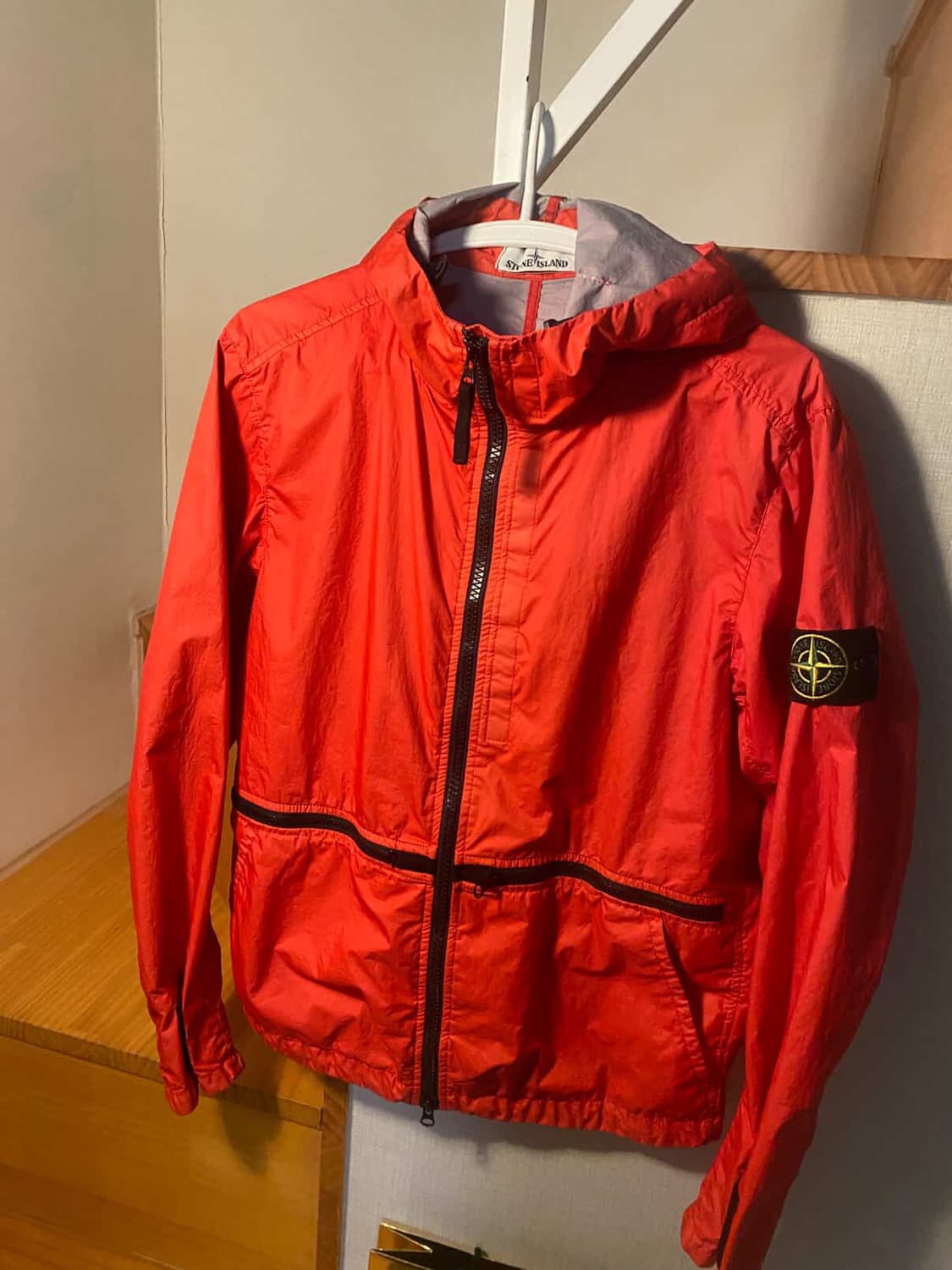 스톤 아일랜드 멤브라나 오렌지 바람막이 상품이미지1