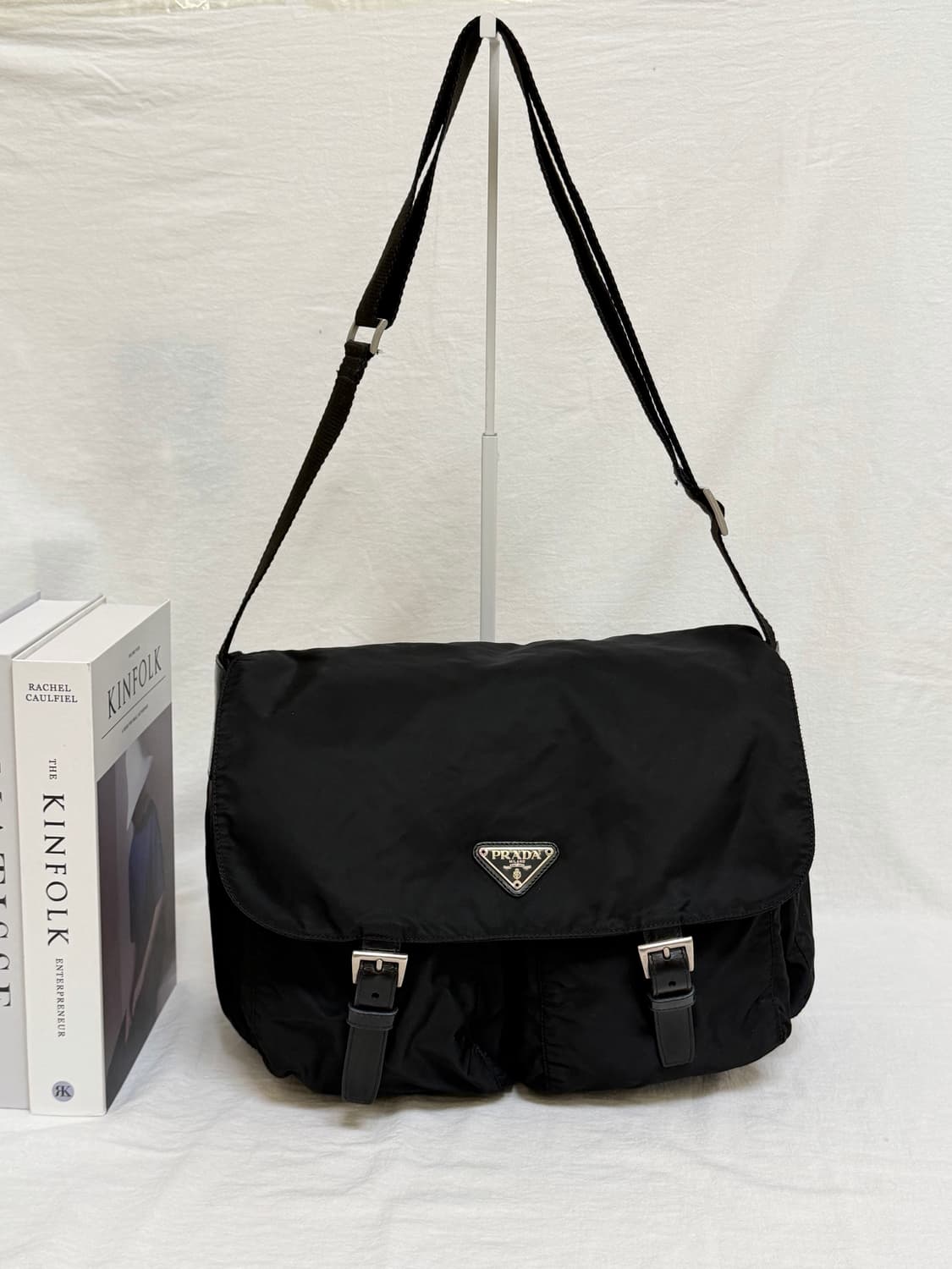 정품 프라다 포코노 나일론 투포켓 메신저백 크로스백 상품이미지7