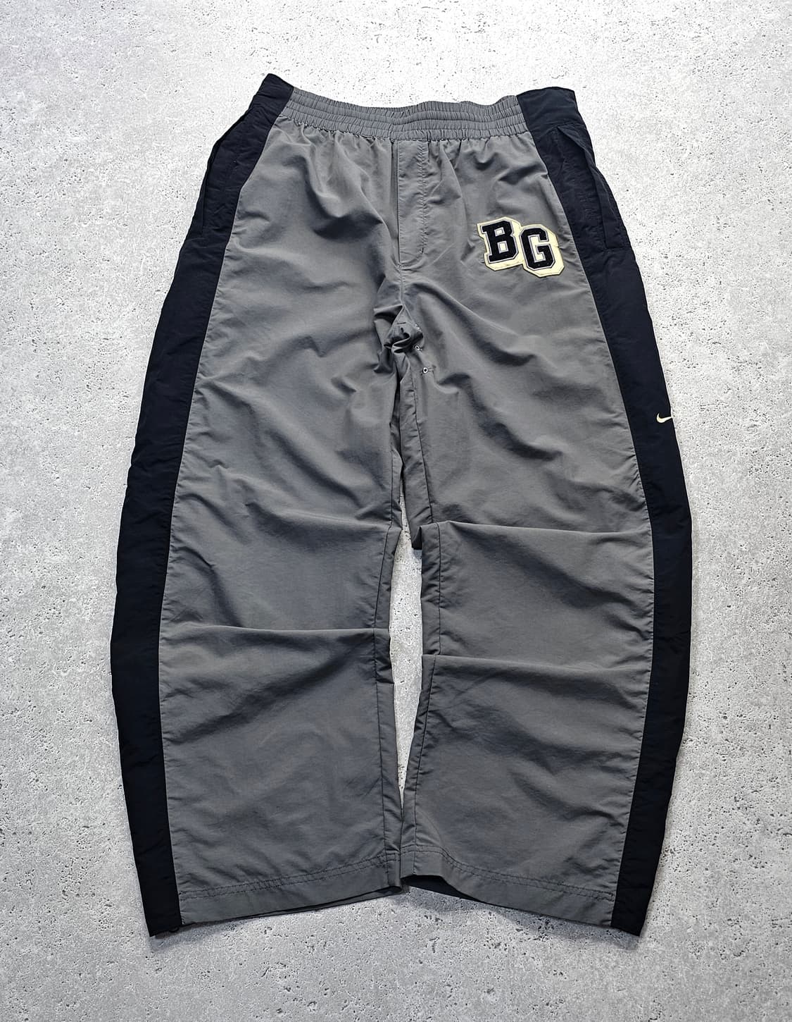 대장 나이키 그레이x블랙 트랙팬츠 바람막이 와이드 바지 상품이미지1
