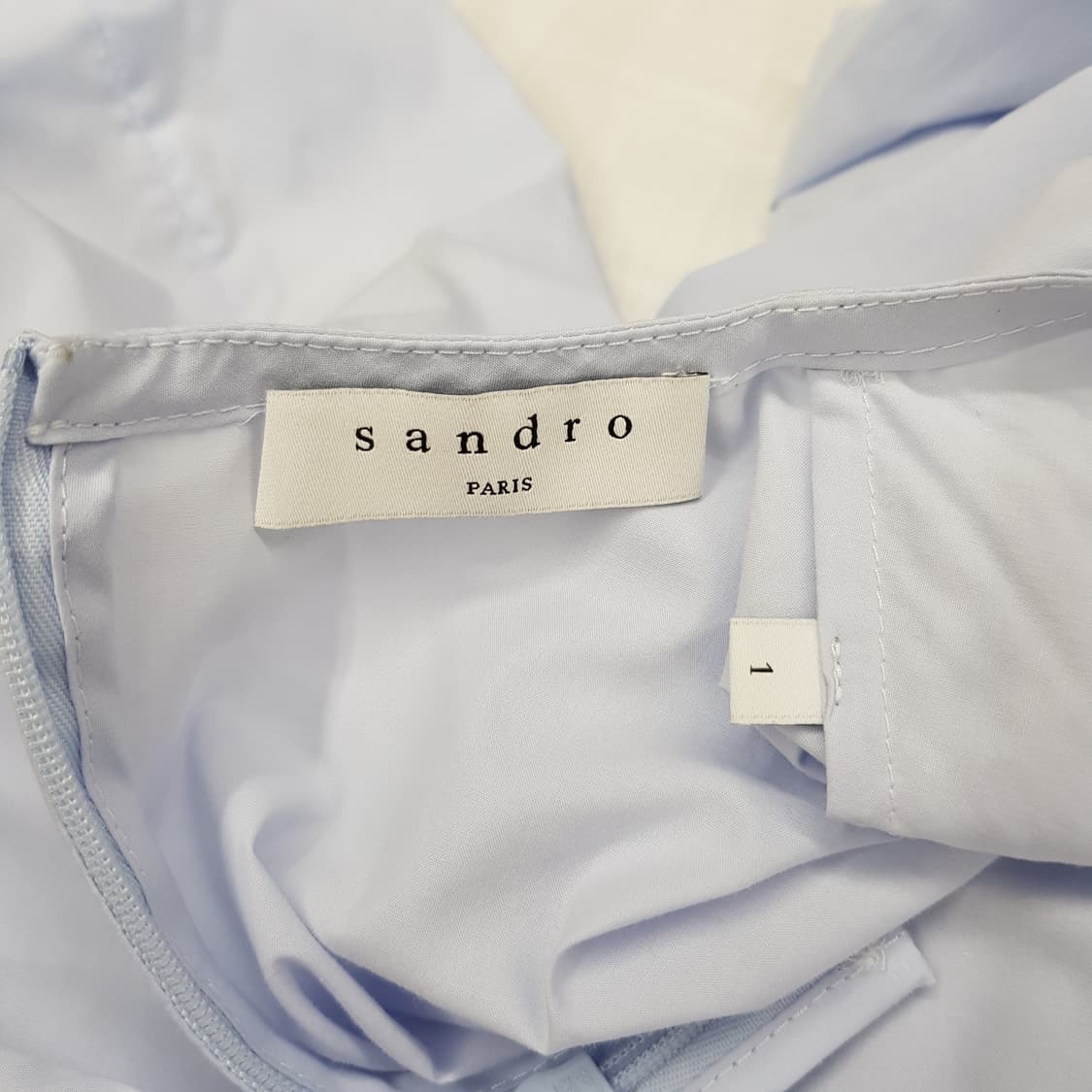 산드로 SANDRO 레이스 디테일 블라우스 1사이즈 상품이미지8