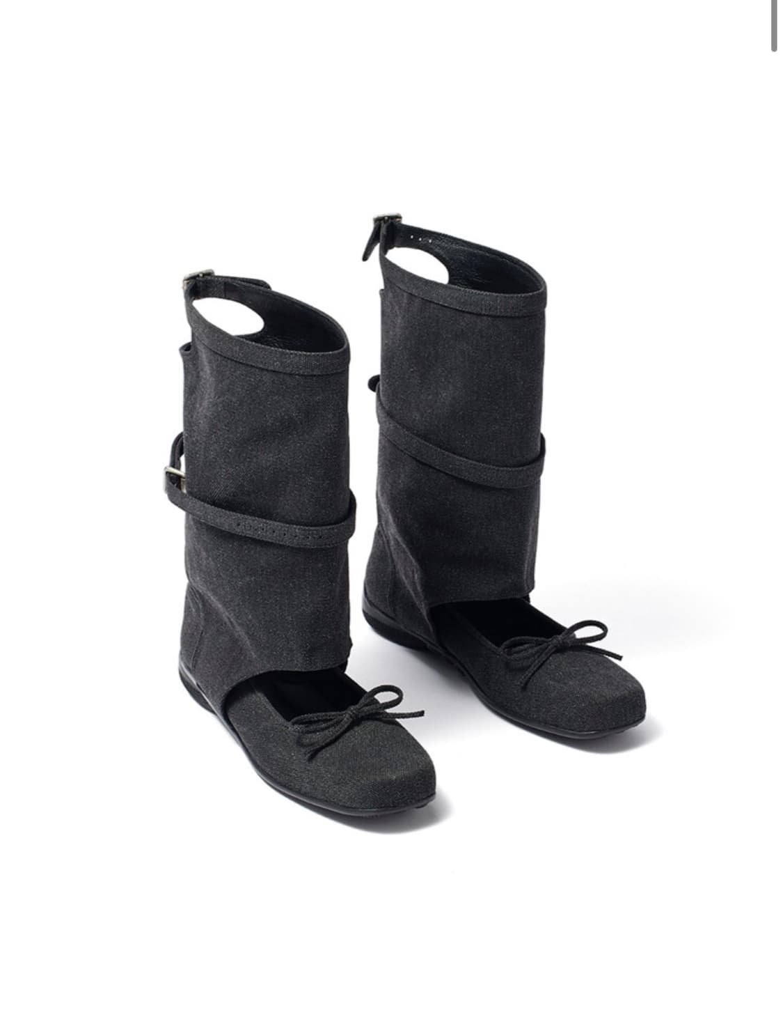 Open Yy 오픈와이와이 발레 플랫 컷아웃 부츠 상품이미지1