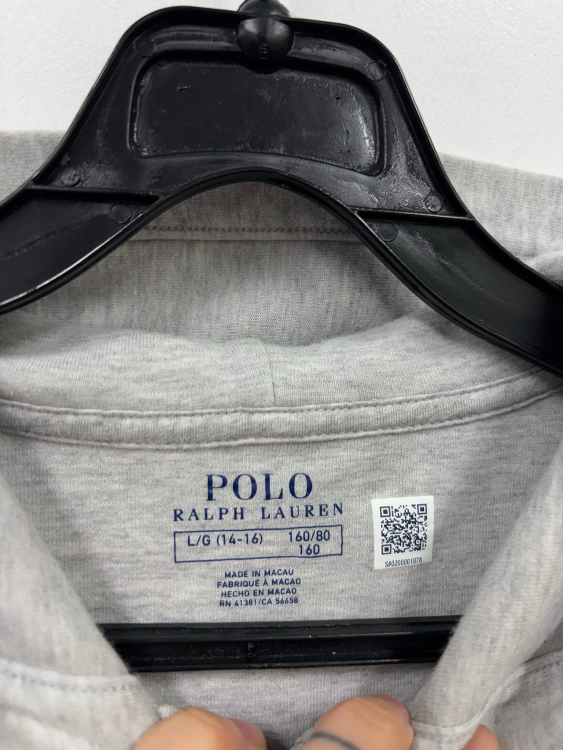 큐알인증 폴로랄프로렌 후드집업 상품이미지4