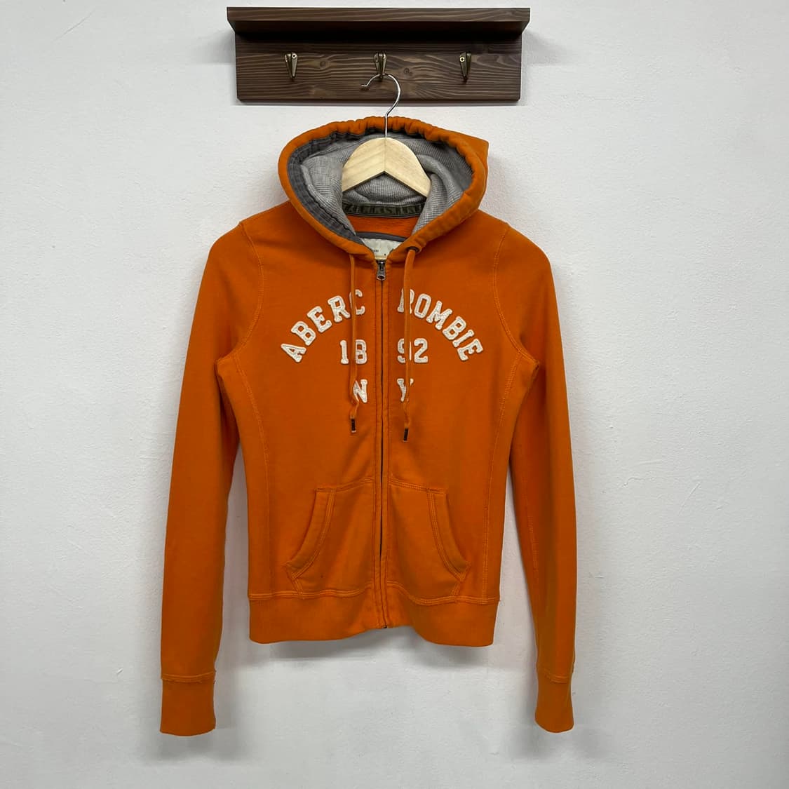 아베크롬비 y2k 여리핏 대대장 작사 후드집업 희귀져지(S) 상품이미지4