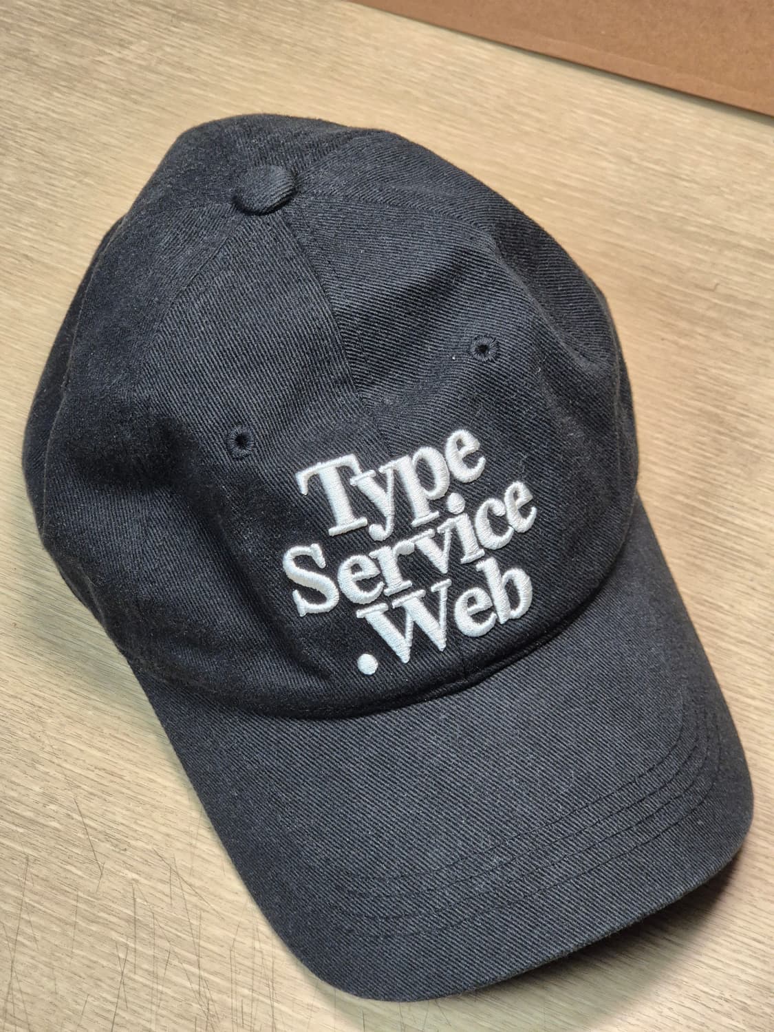 타입서비스 웹 볼캡 블랙 상품이미지1