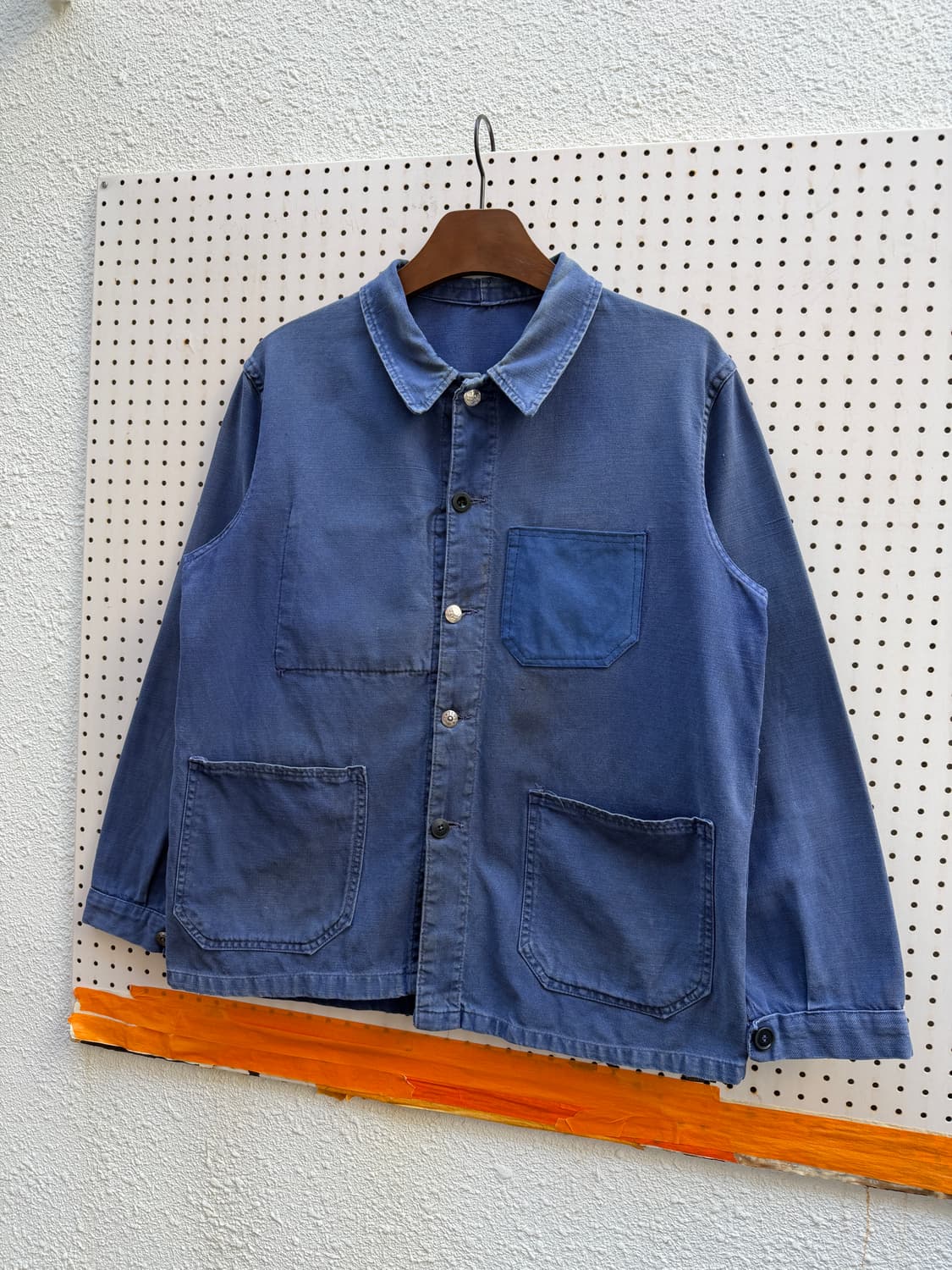 1950,60s OLD FADED FRENCH 50s 프렌치워크자켓 상품이미지4