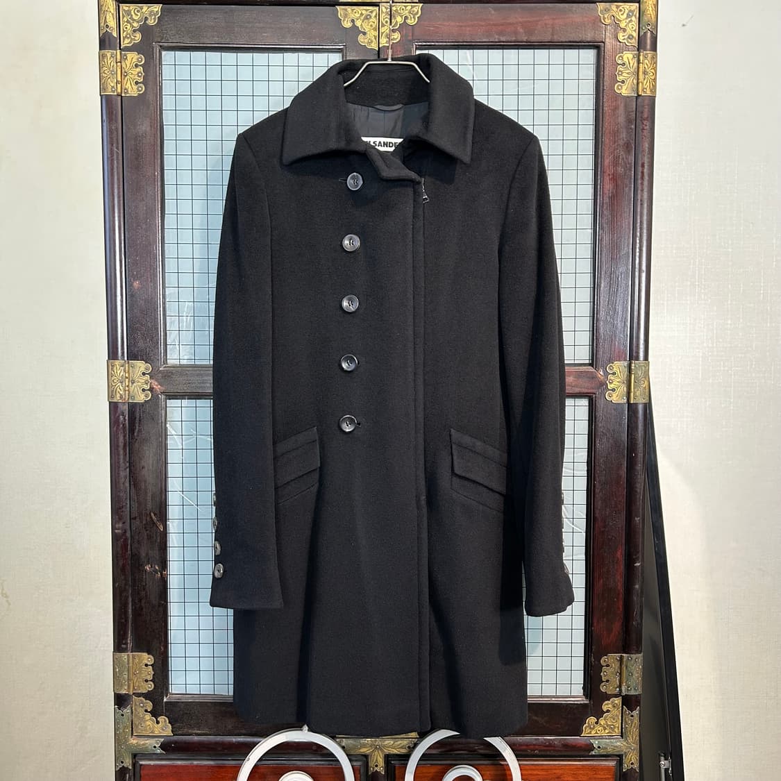 00s 질 샌더 울 캐시미어 블렌드 집업 코트 상품이미지3