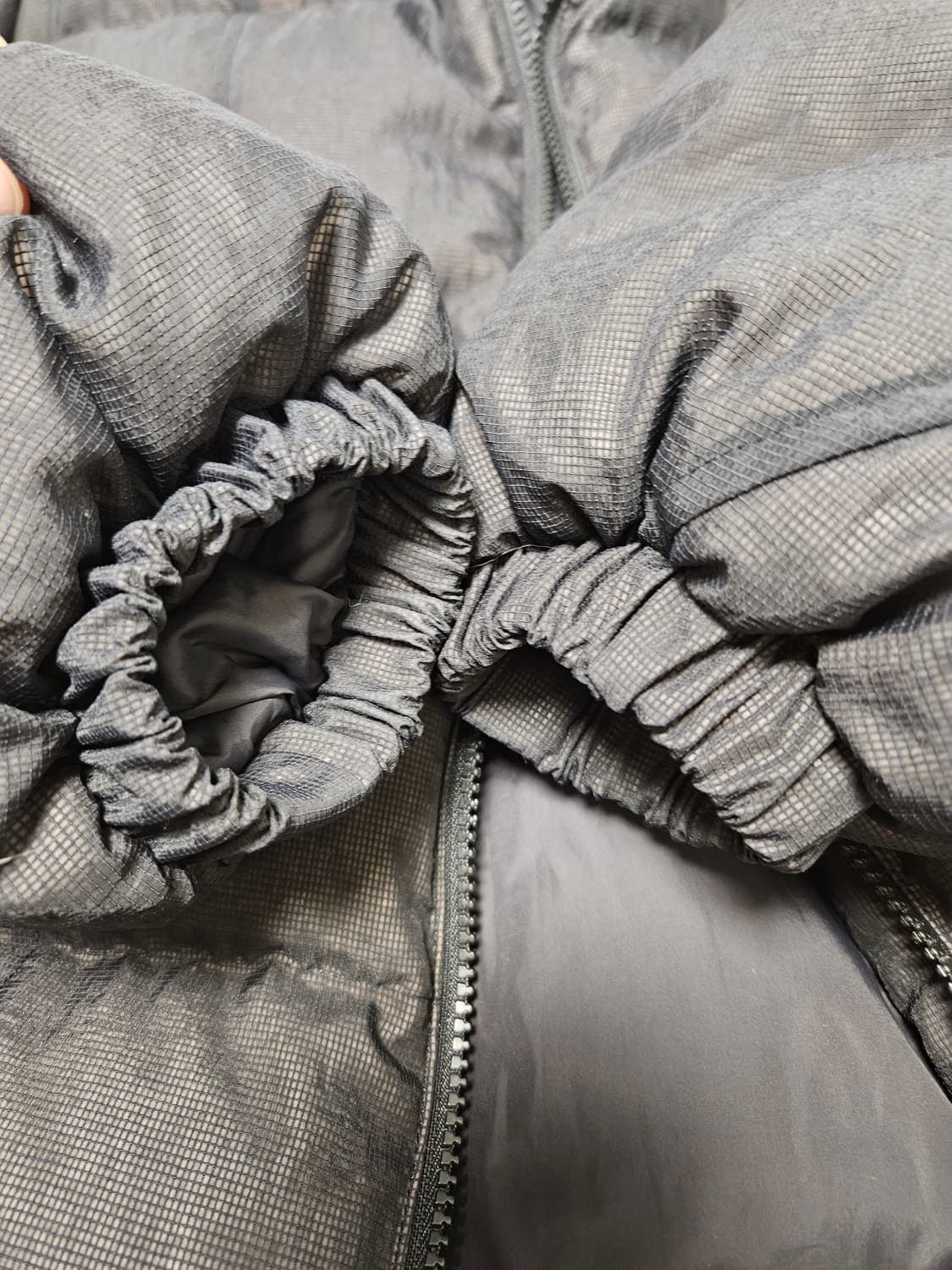 인사일런스 더블 레이어드 다운 자켓 블랙 L 상품이미지6