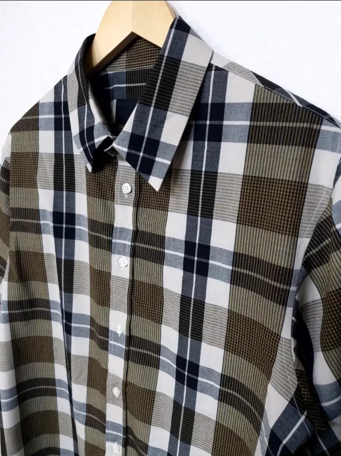STU 에스티유 체크 반팔 셔츠 M 사이즈 상품이미지3