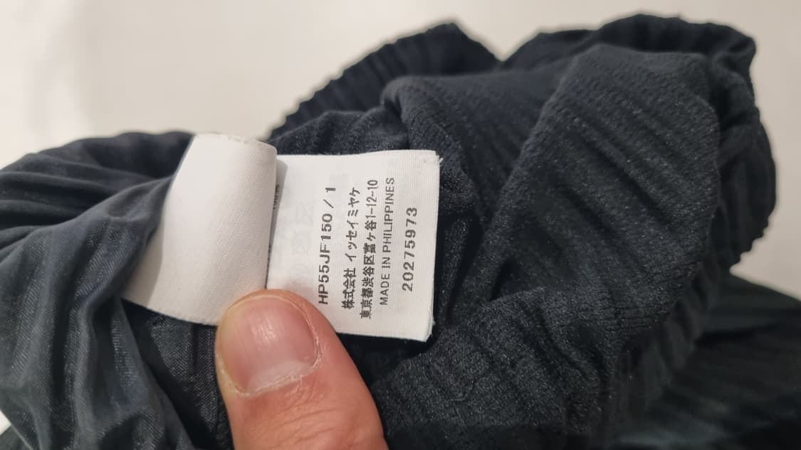 [1] 옴므플리세 스트레이트 팬츠 블랙 jf150 블랙 상품이미지3