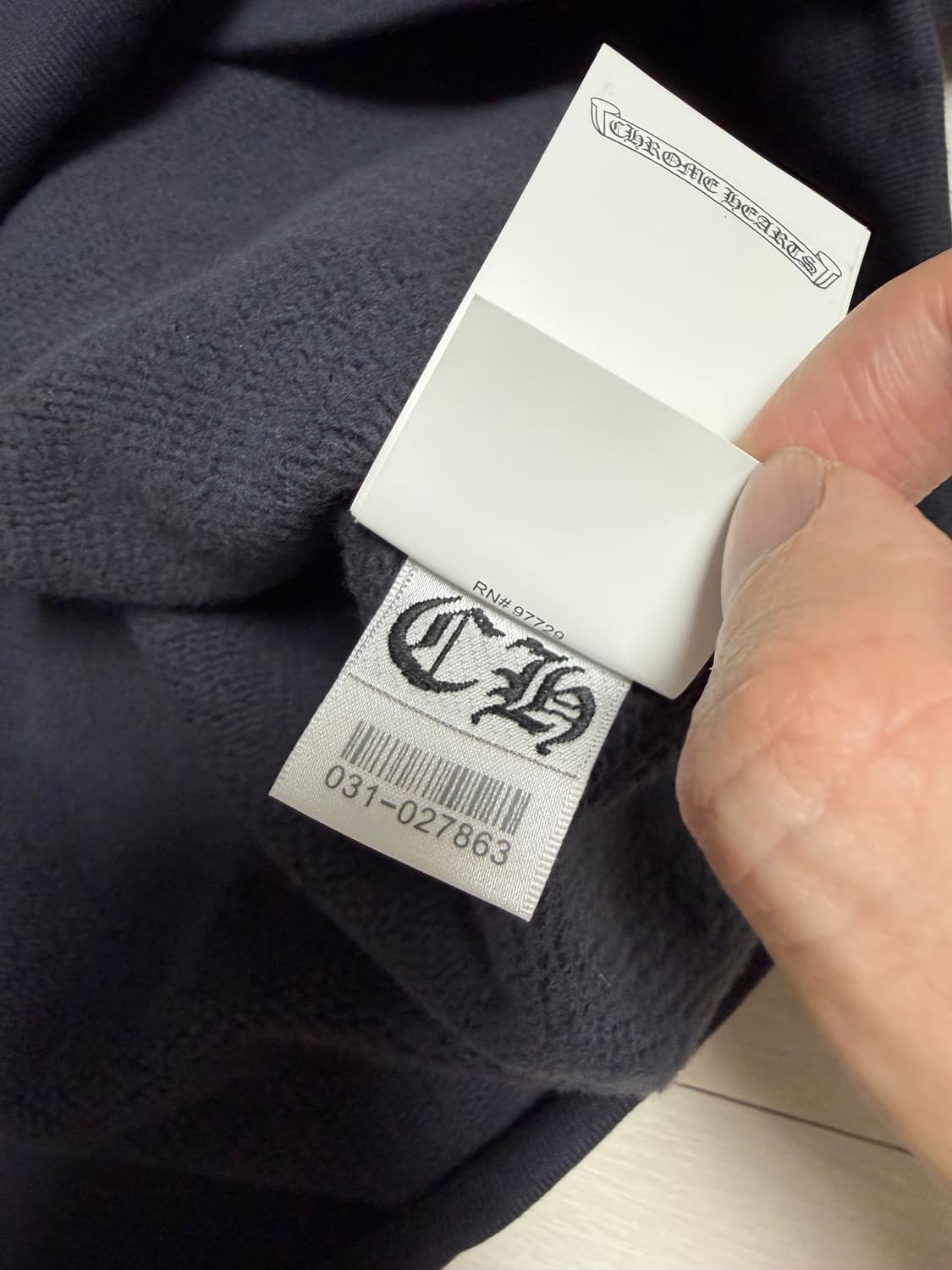 크롬하츠 레더패치 맨투맨 상품이미지5