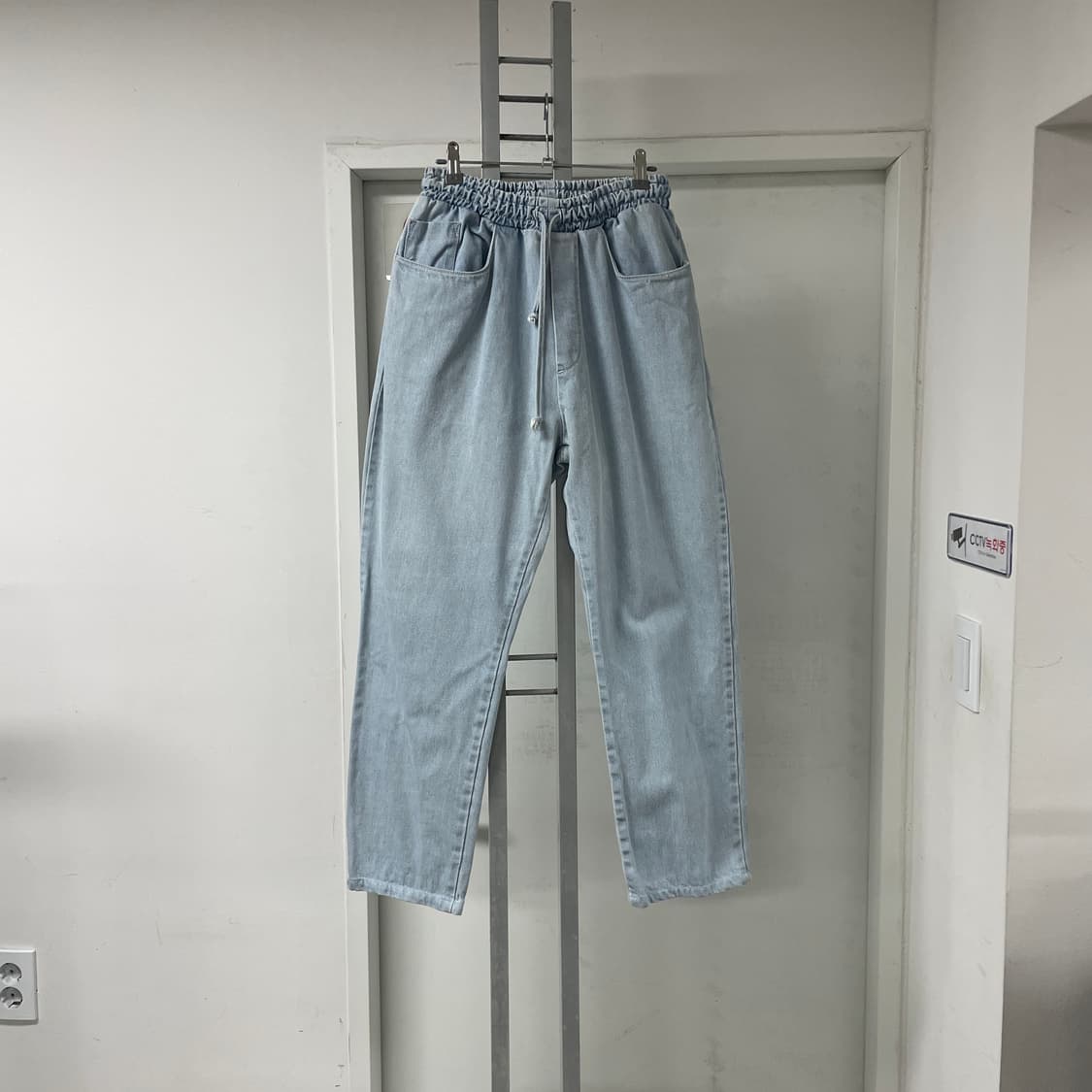 써네이 밴딩 데님 팬츠 L 상품이미지1