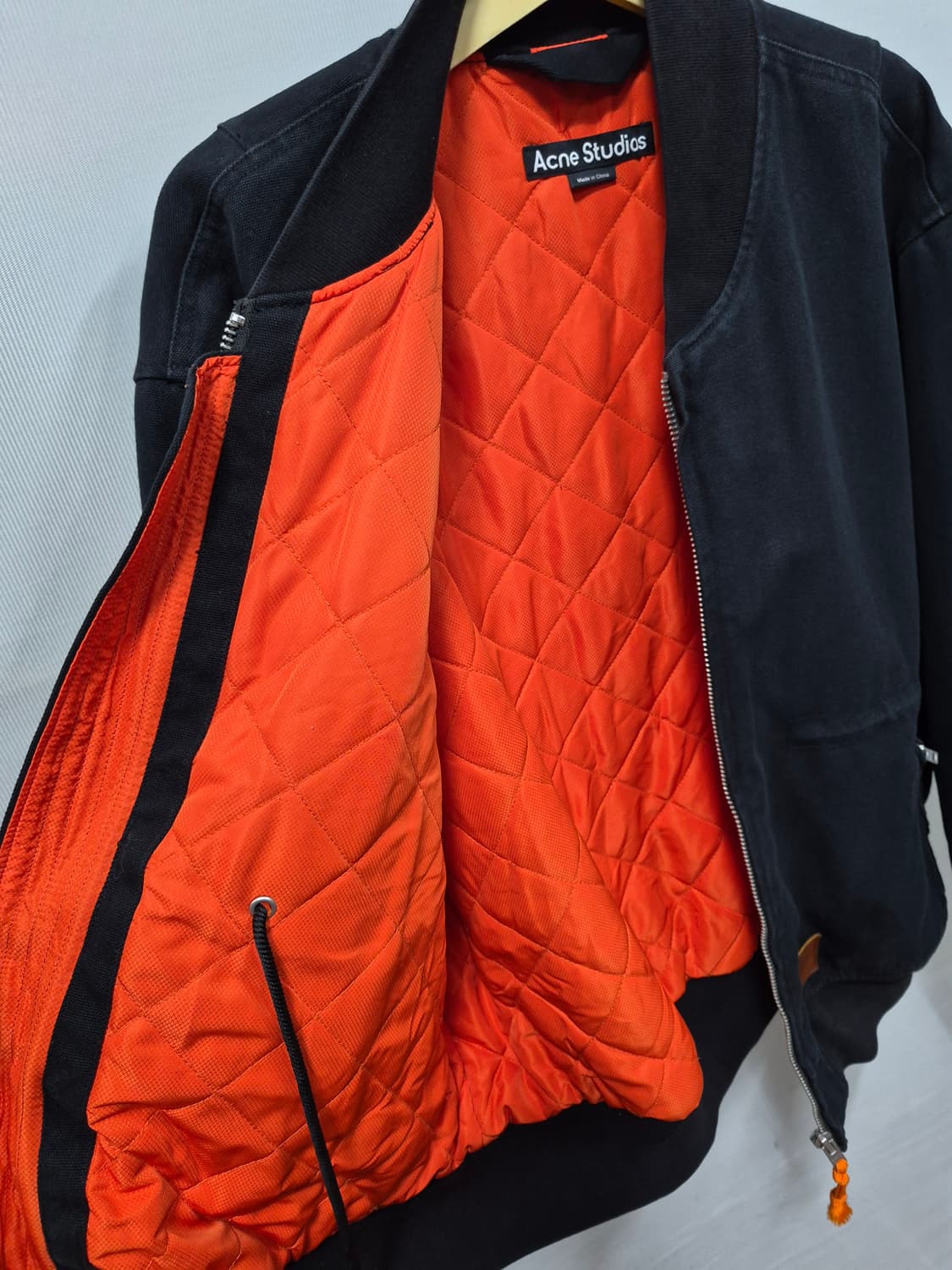 아크네 스튜디오 코튼 봄버 자켓 남성M 110 상품이미지5